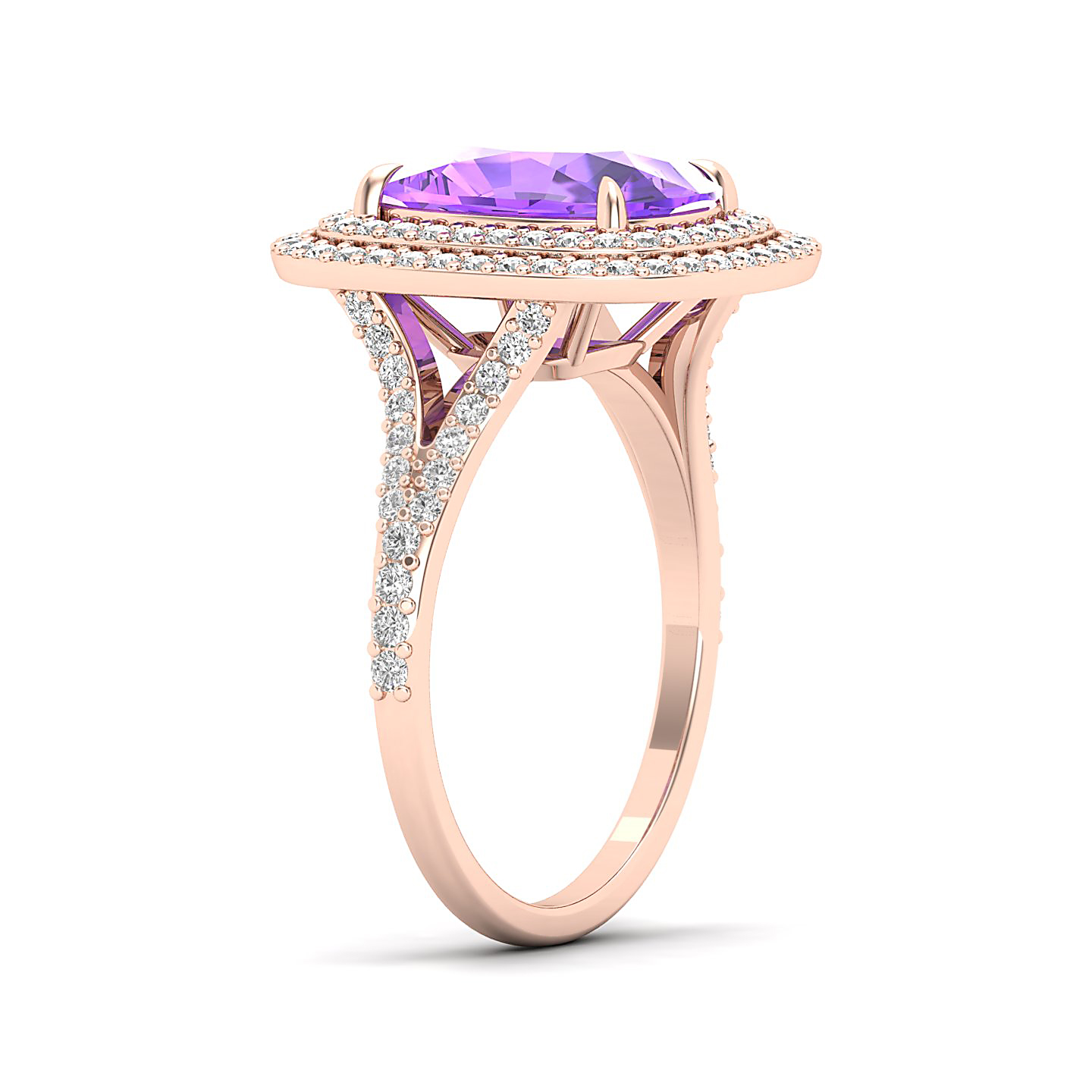 The Sunshine Prolonges Amethyst Ring