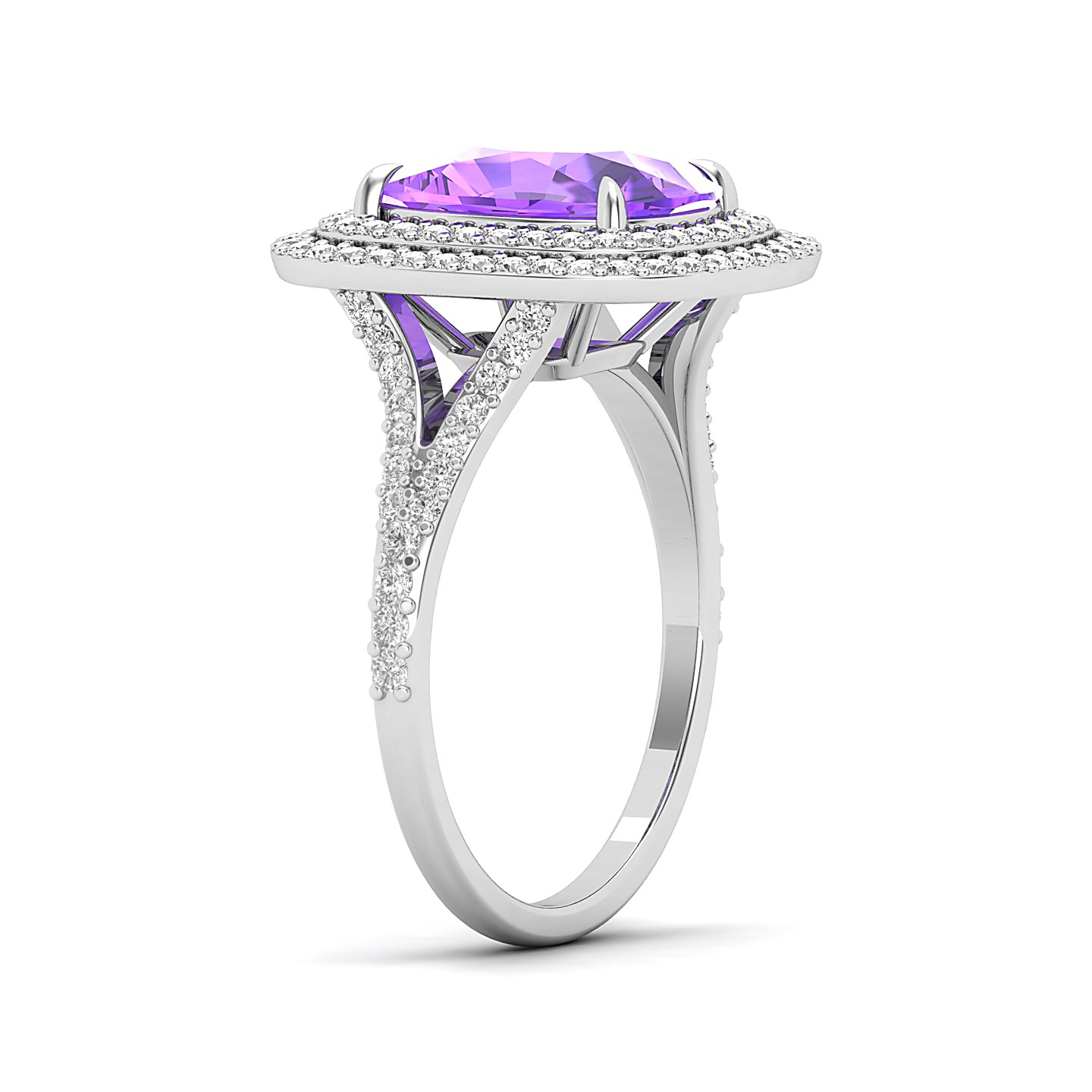 The Sunshine Prolonges Amethyst Ring