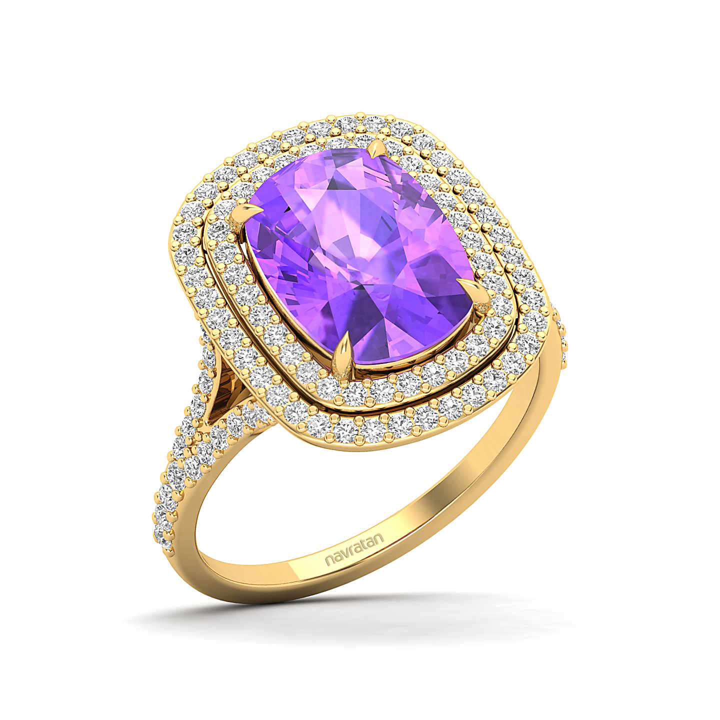 The Sunshine Prolonges Amethyst Ring
