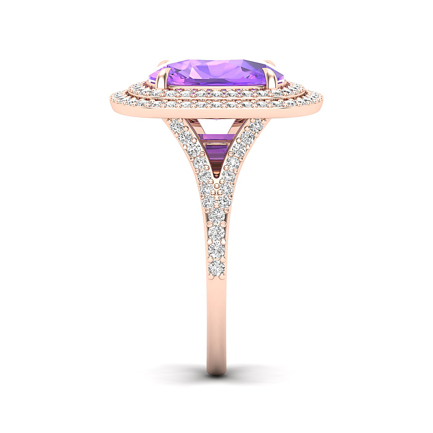 The Sunshine Prolonges Amethyst Ring
