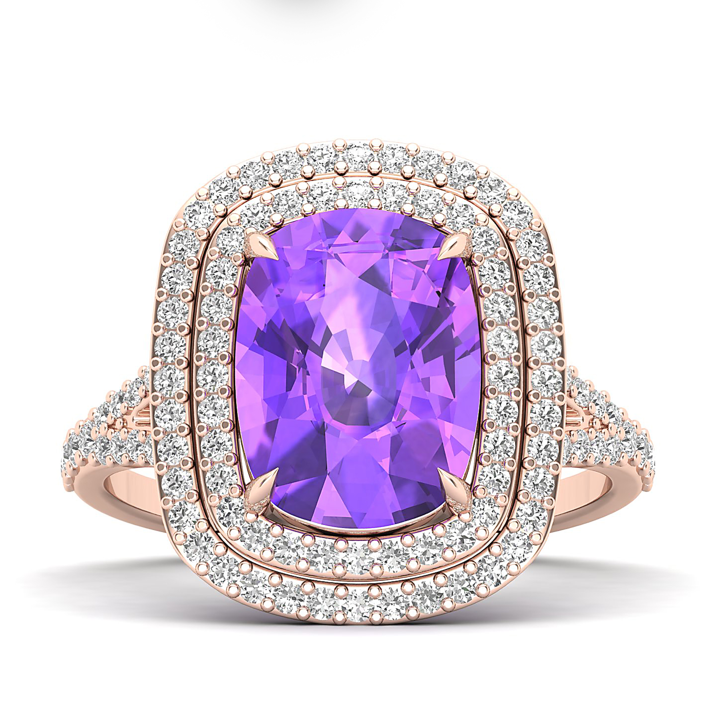 The Sunshine Prolonges Amethyst Ring