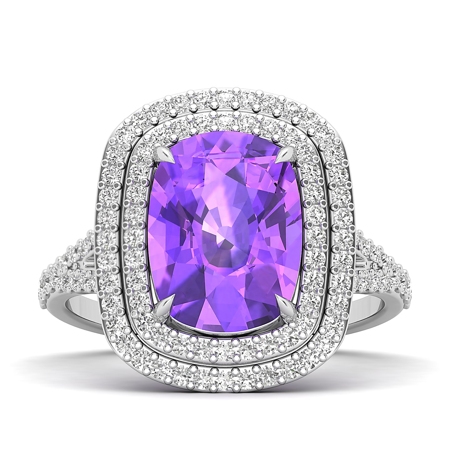 The Sunshine Prolonges Amethyst Ring