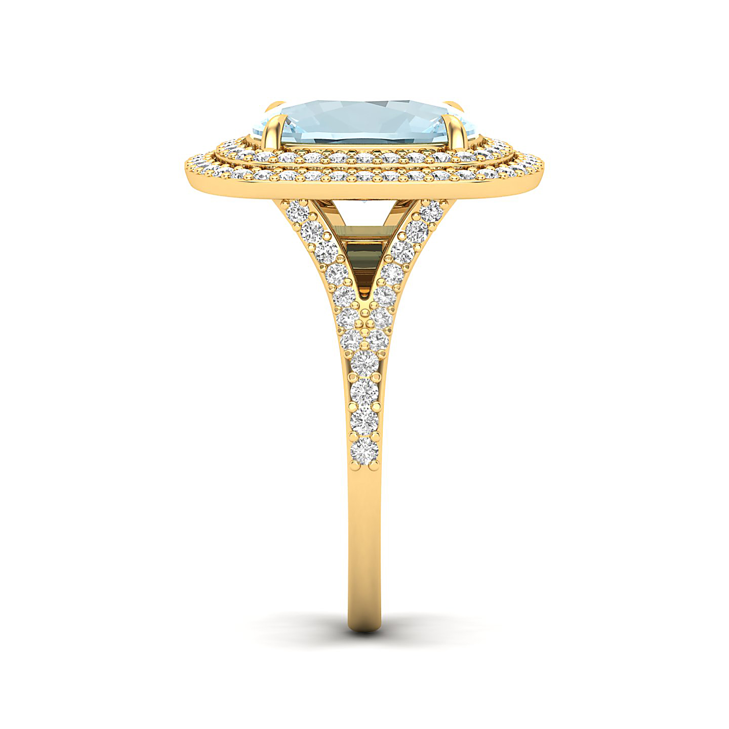 The Sunshine Prolonges Aquamarine Ring