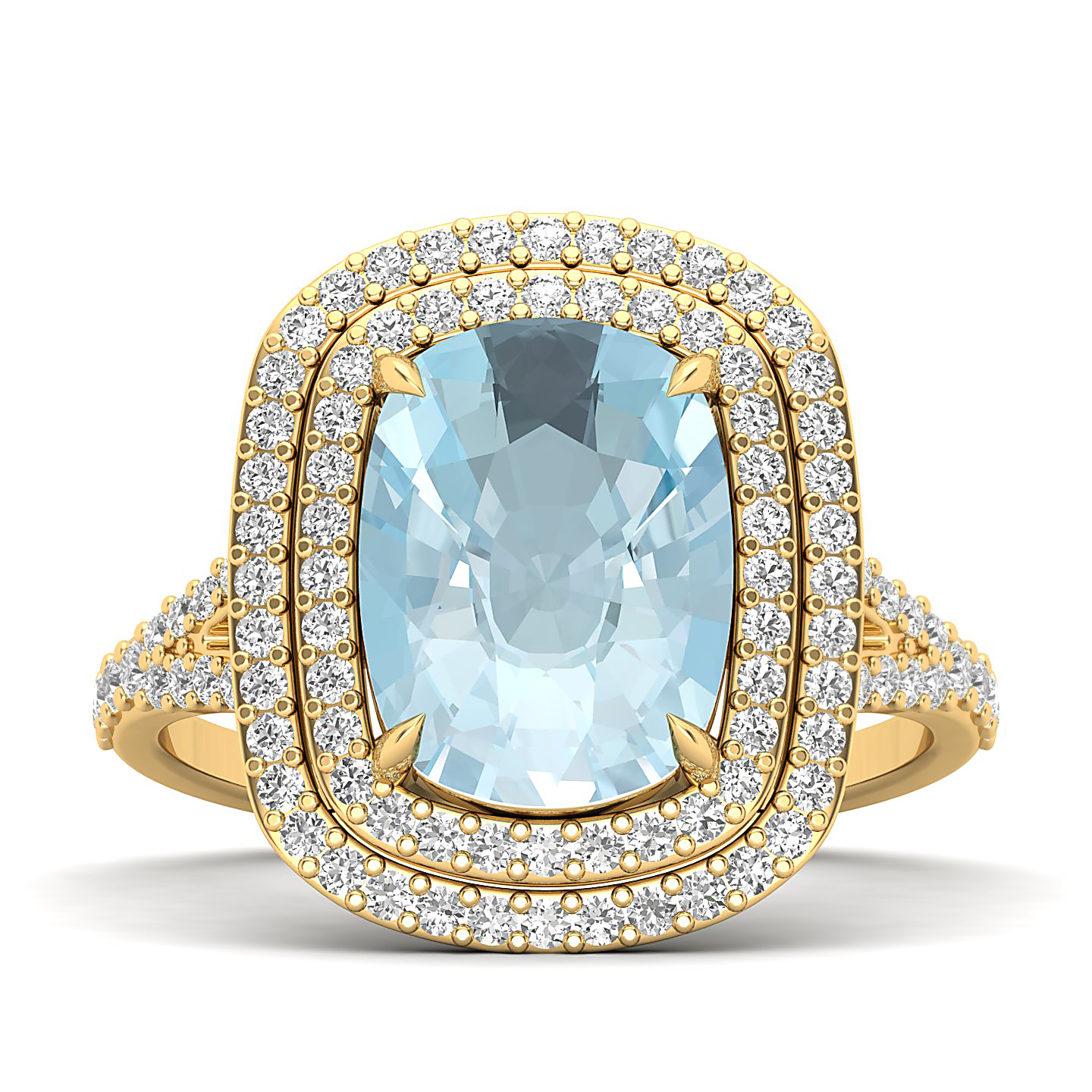 The Sunshine Prolonges Aquamarine Ring