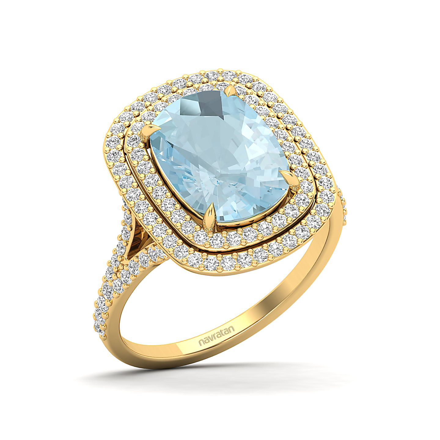 The Sunshine Prolonges Aquamarine Ring