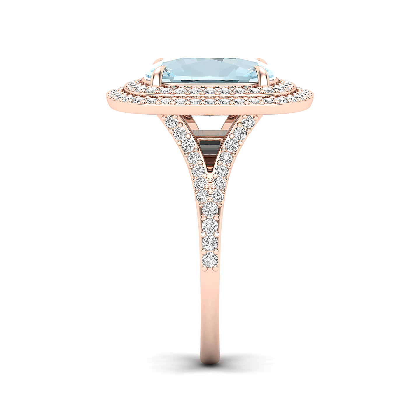 The Sunshine Prolonges Aquamarine Ring