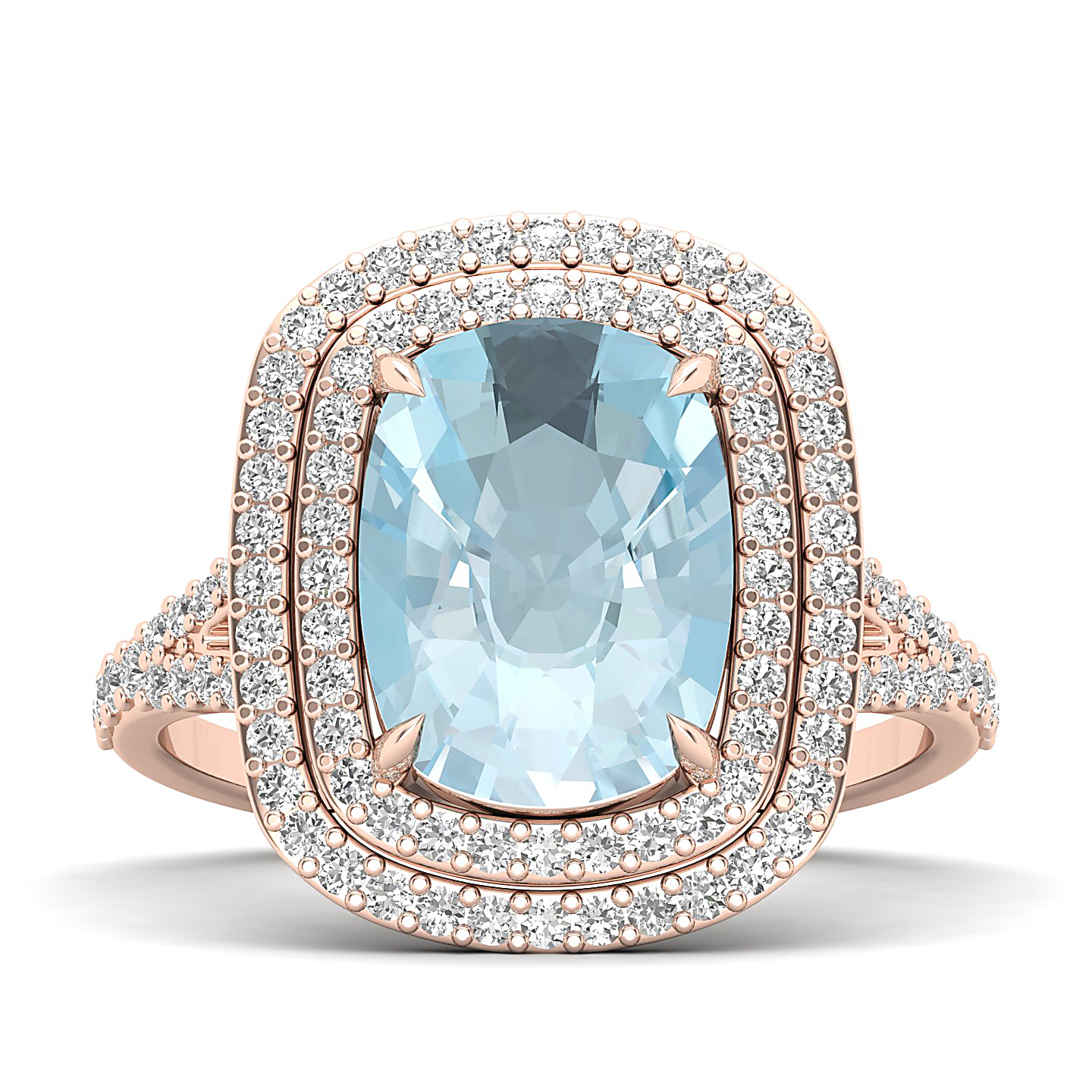 The Sunshine Prolonges Aquamarine Ring