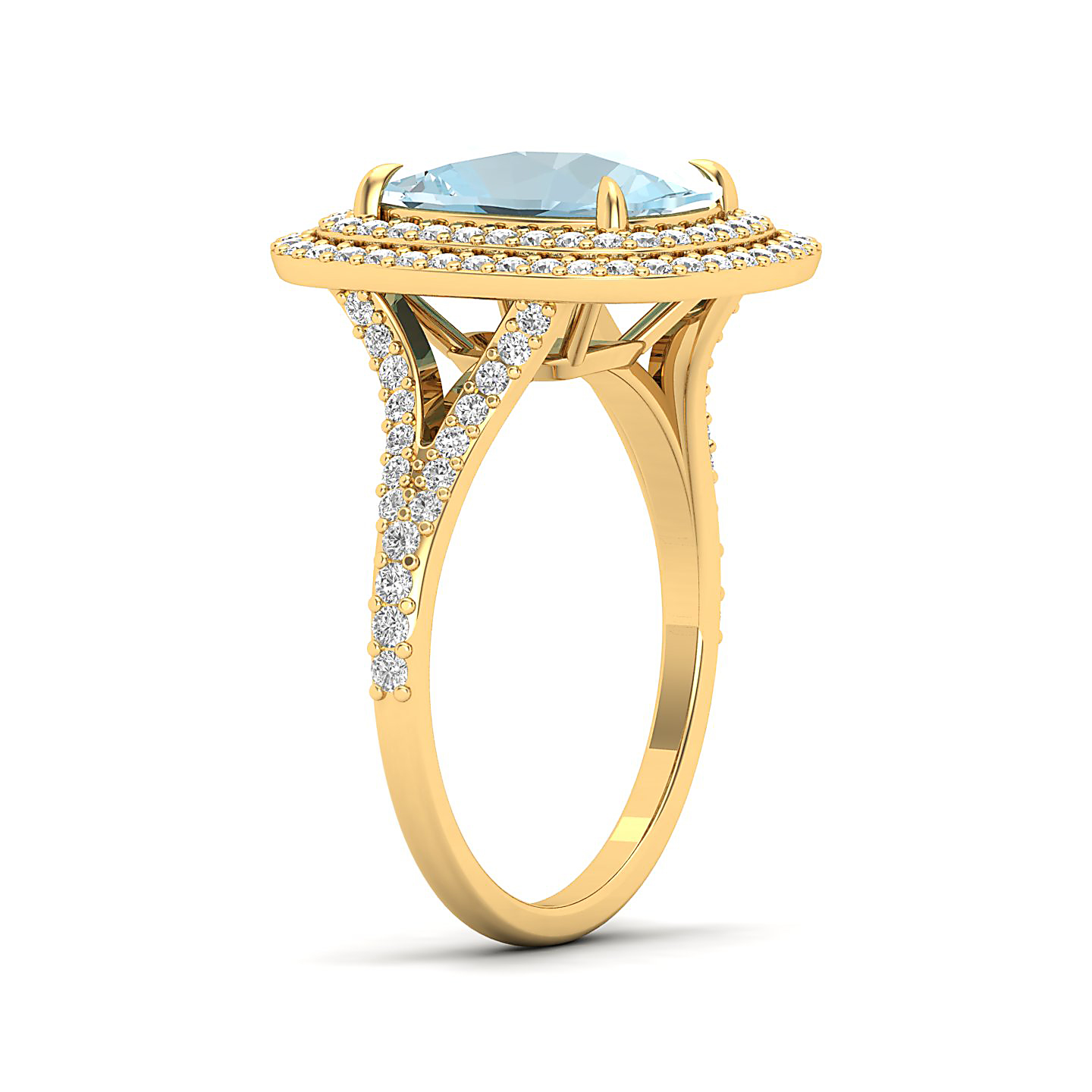 The Sunshine Prolonges Aquamarine Ring