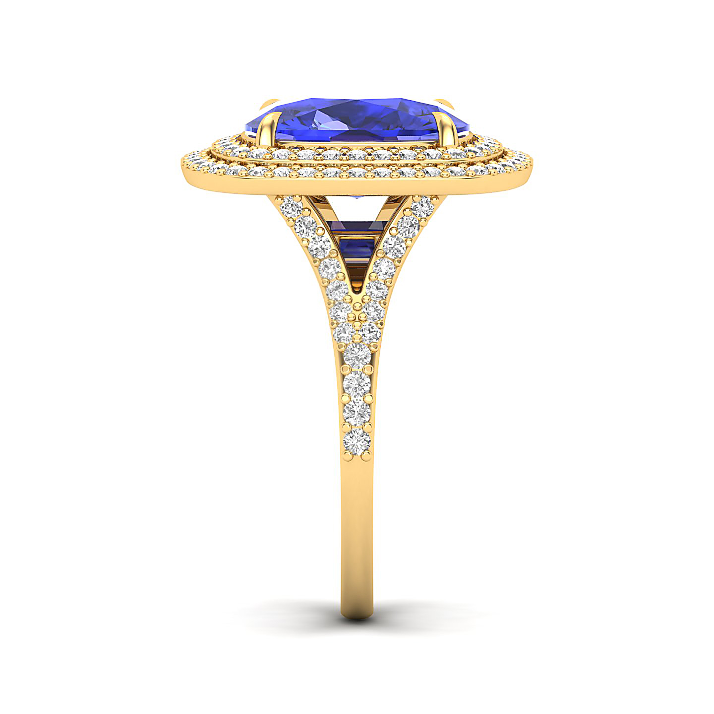 The Sunshine Prolonges Tanzanite Ring