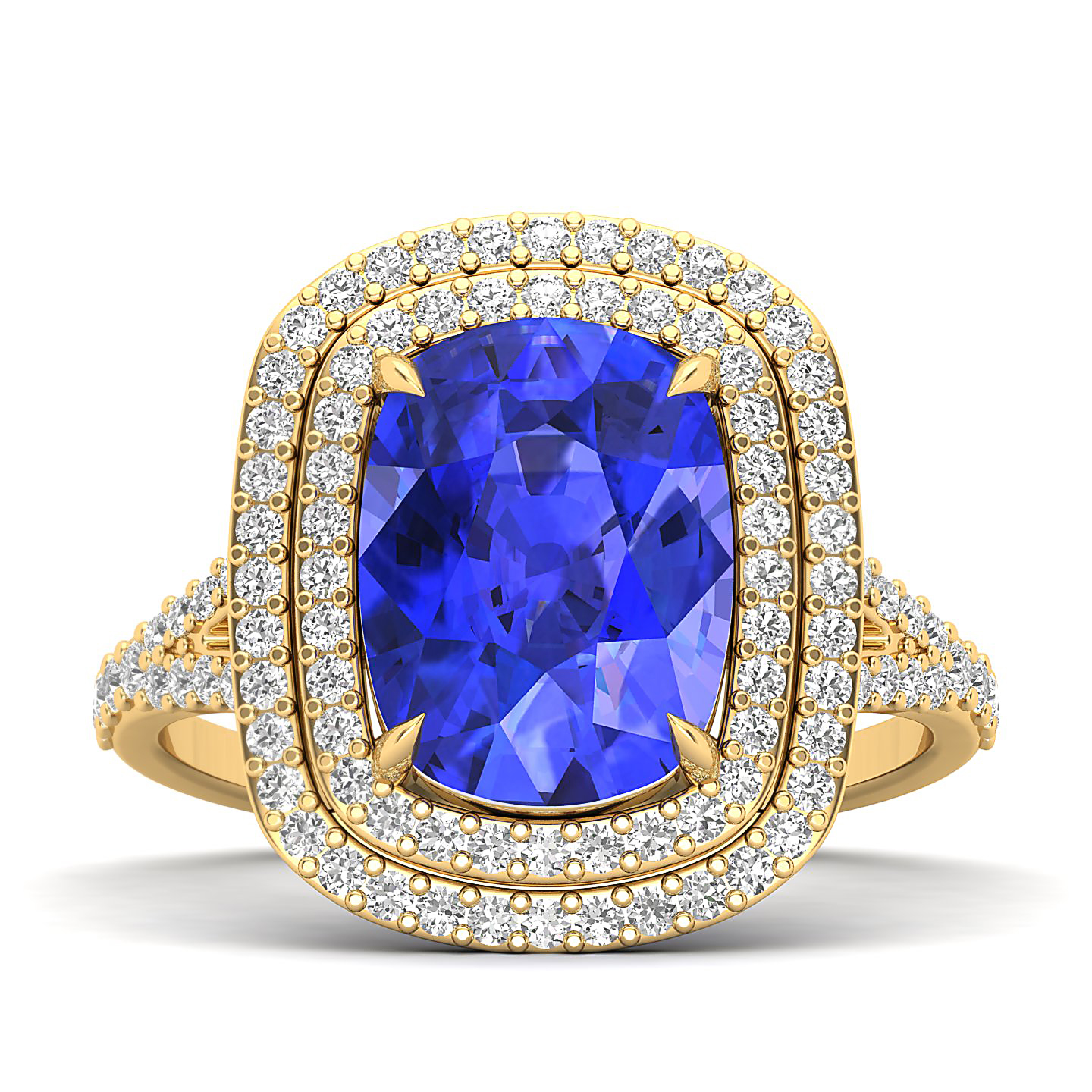 The Sunshine Prolonges Tanzanite Ring