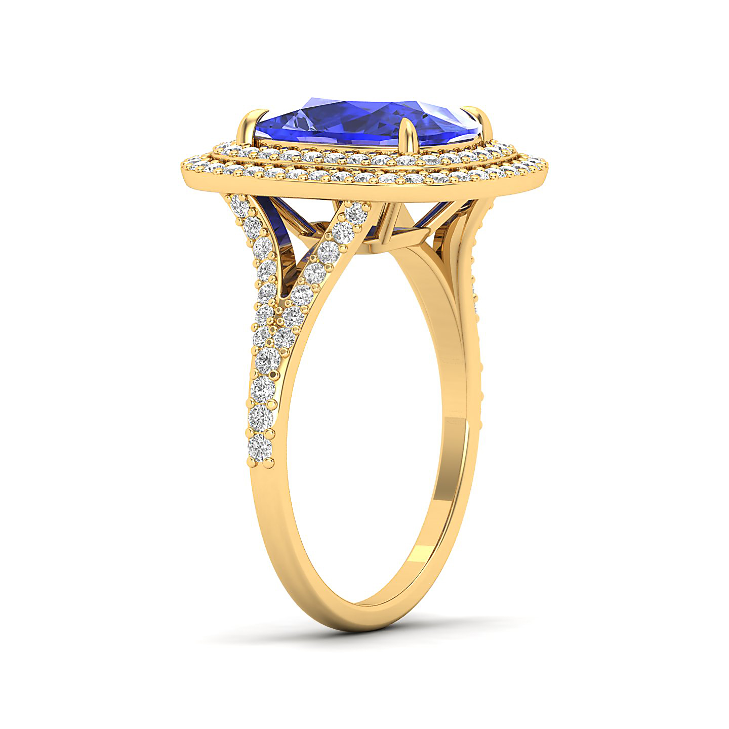 The Sunshine Prolonges Tanzanite Ring
