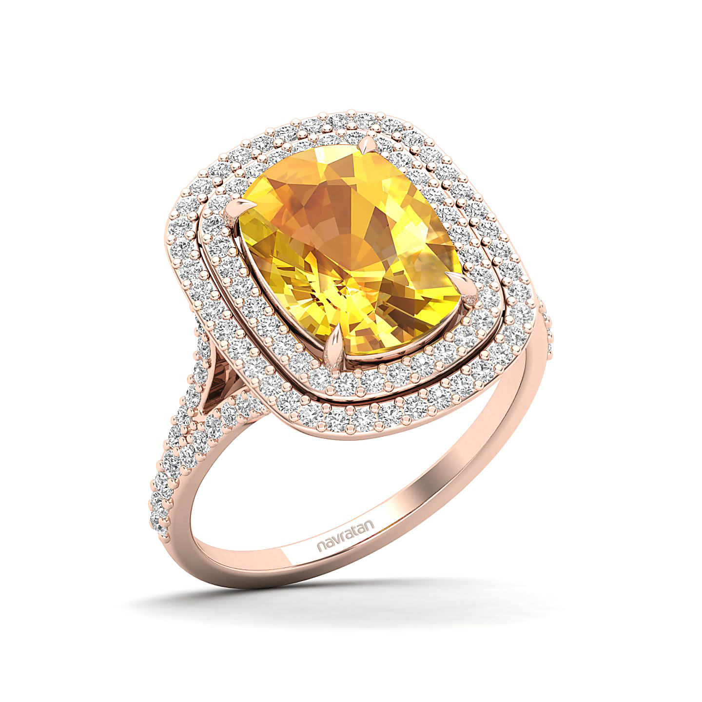 The Sunshine Prolonges Yellow Sapphire Ring