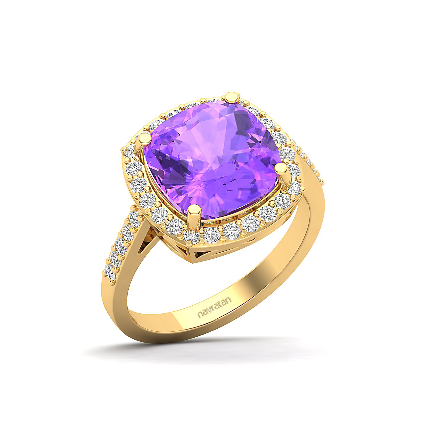 The Timeless Amethyst Gold Ring