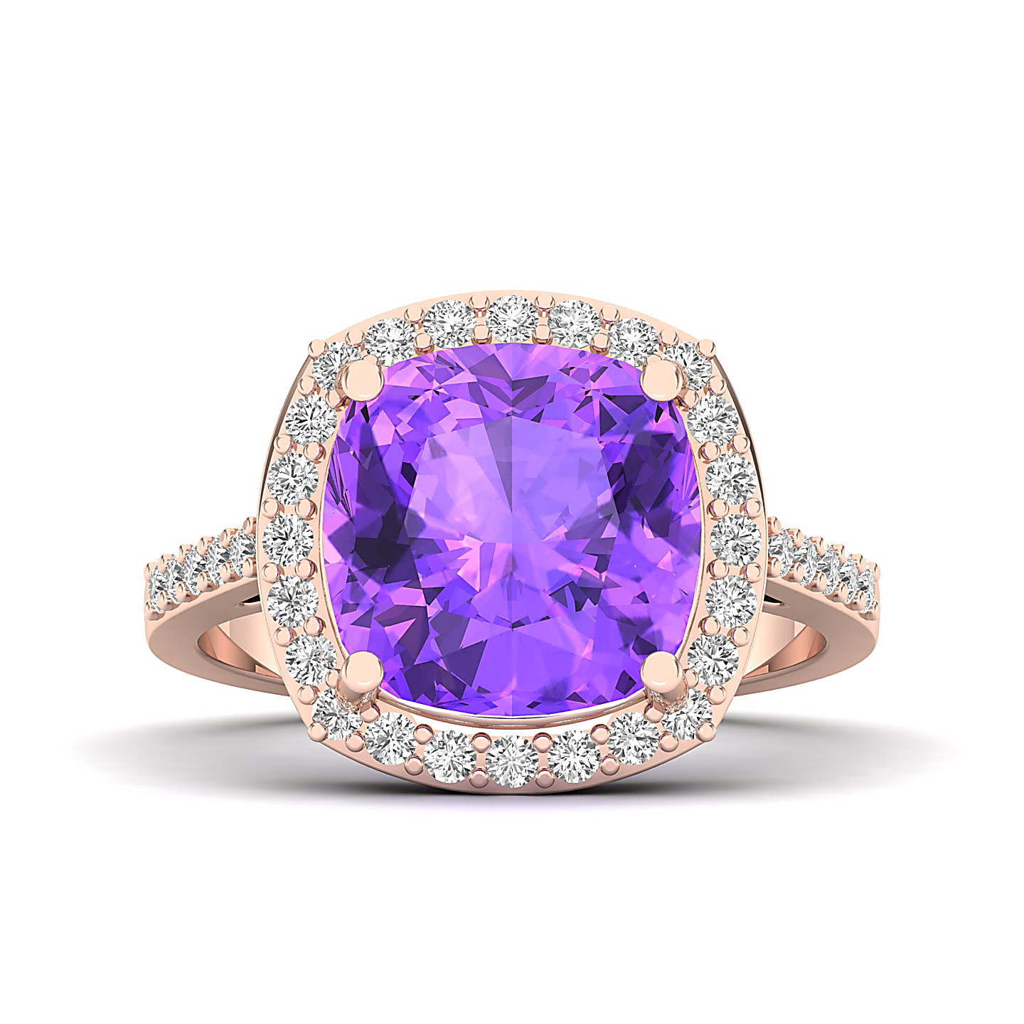 The Timeless Amethyst Gold Ring