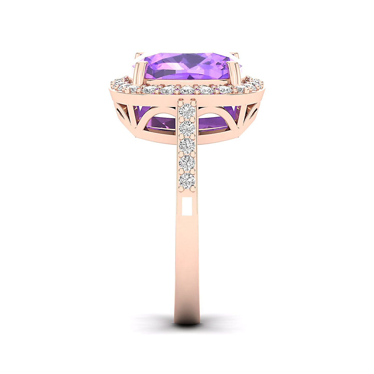 The Timeless Amethyst Gold Ring