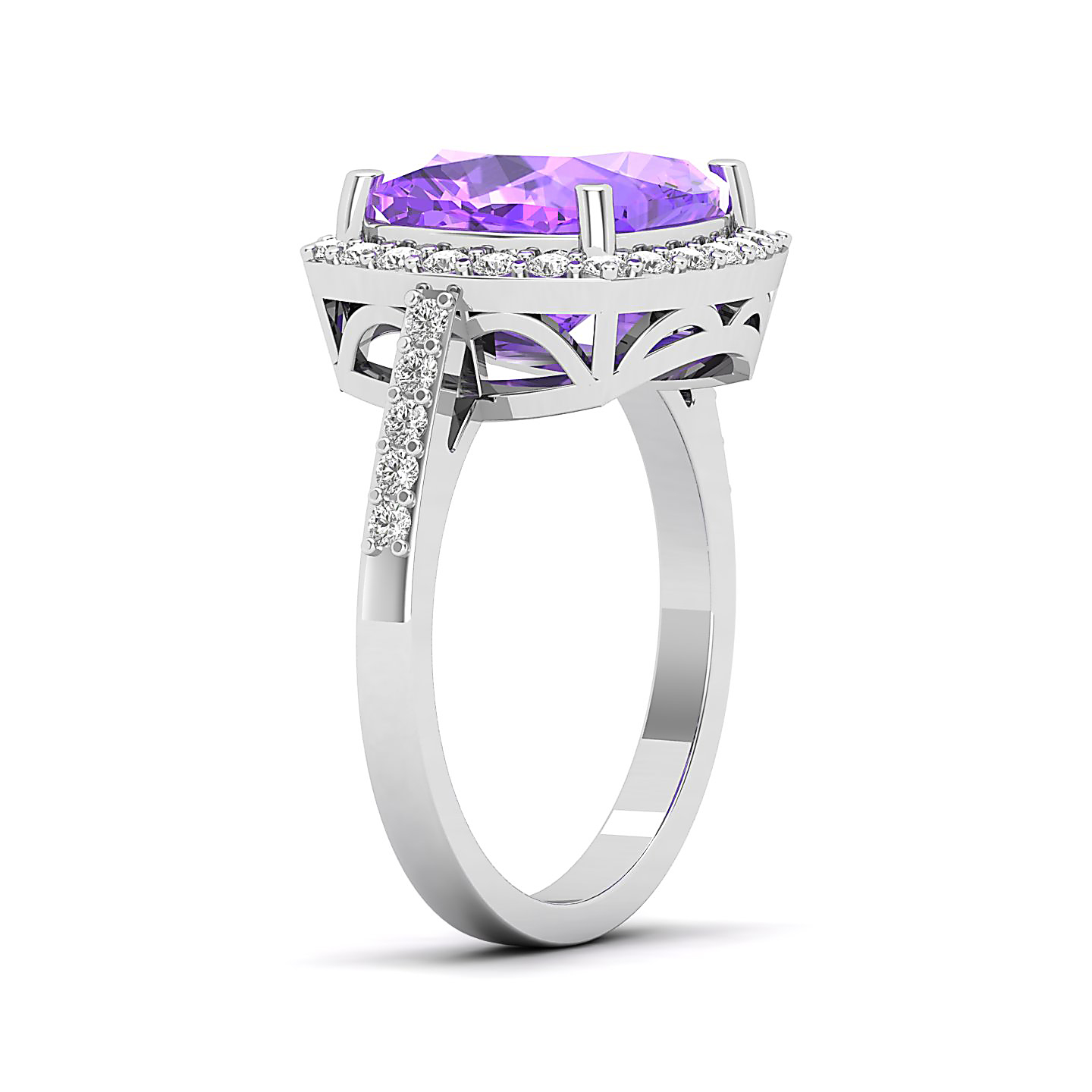 The Timeless Amethyst Gold Ring