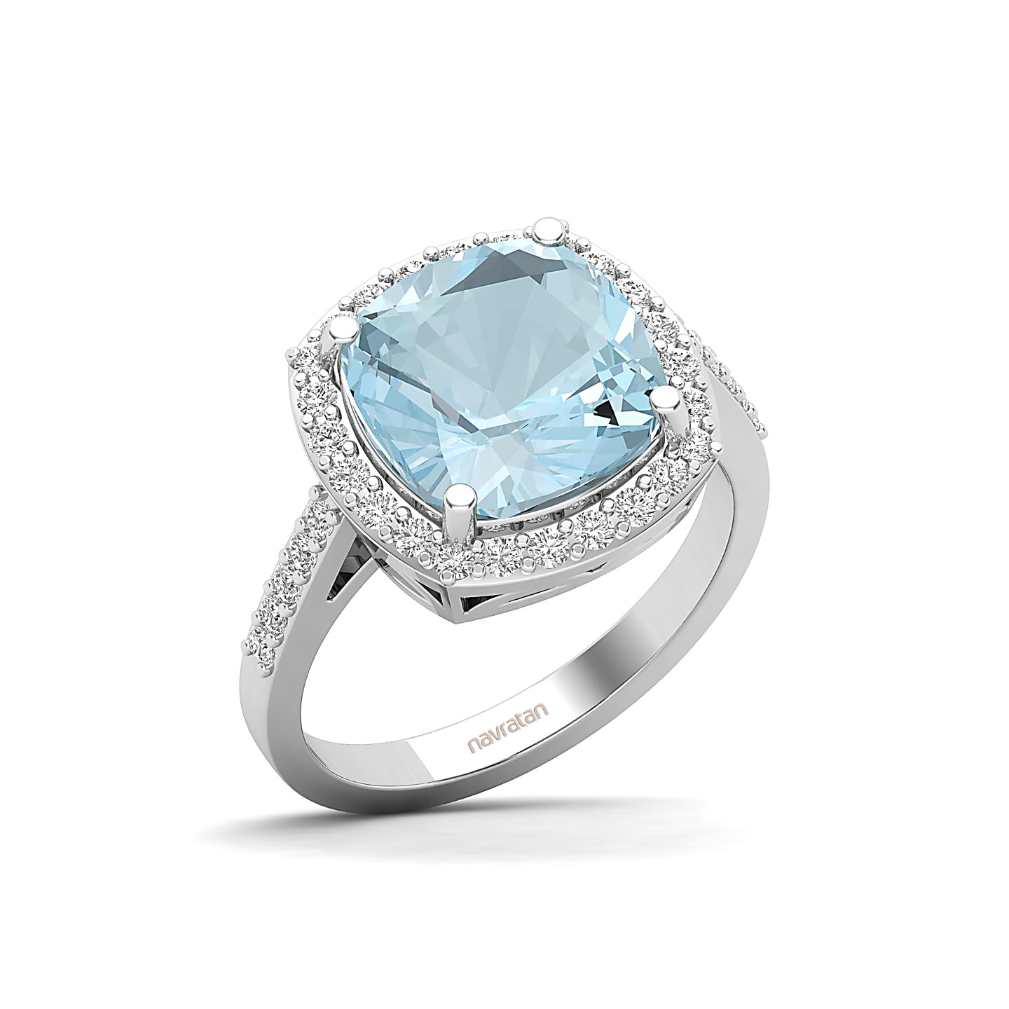 The Timeless Aquamarine Gold Ring