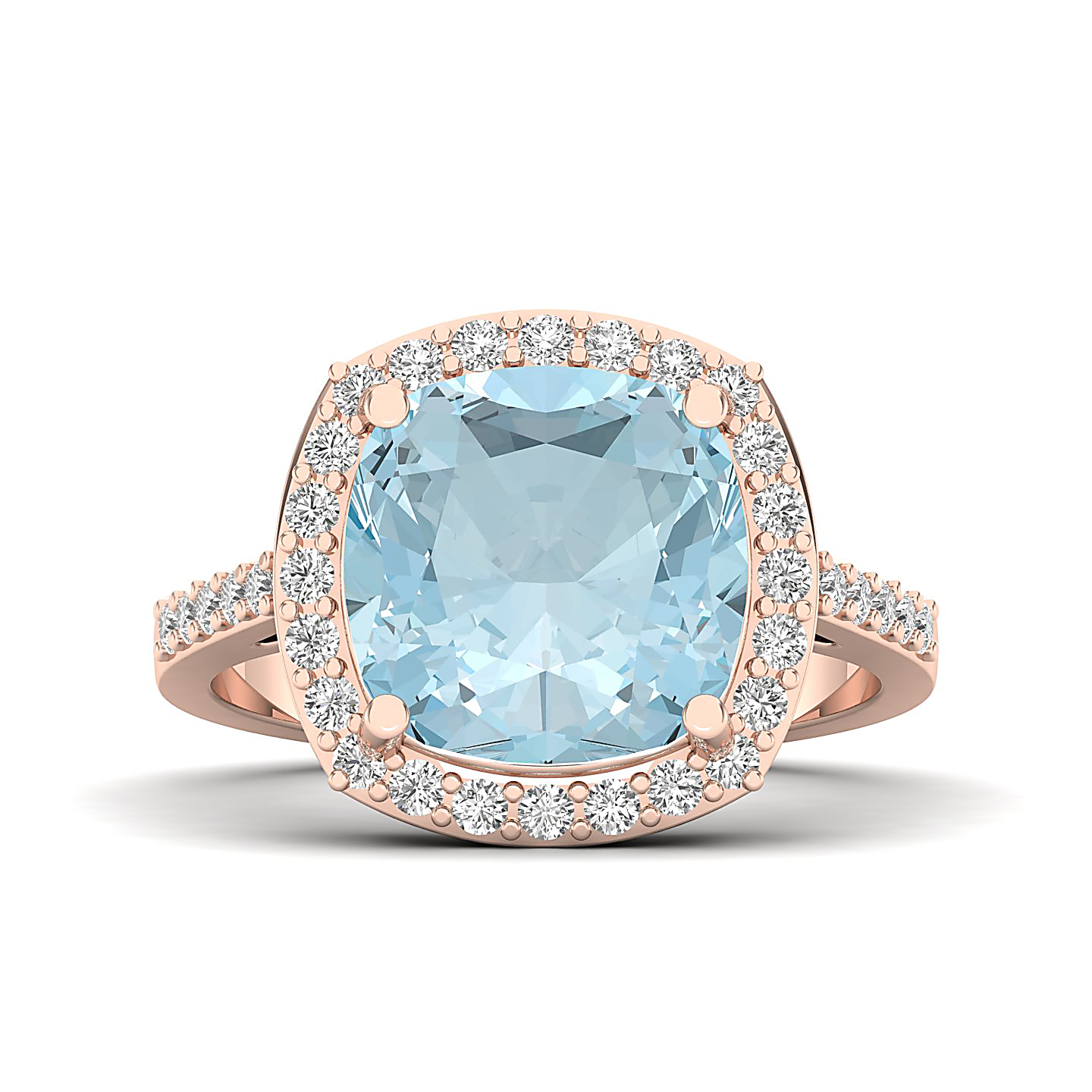 The Timeless Aquamarine Gold Ring
