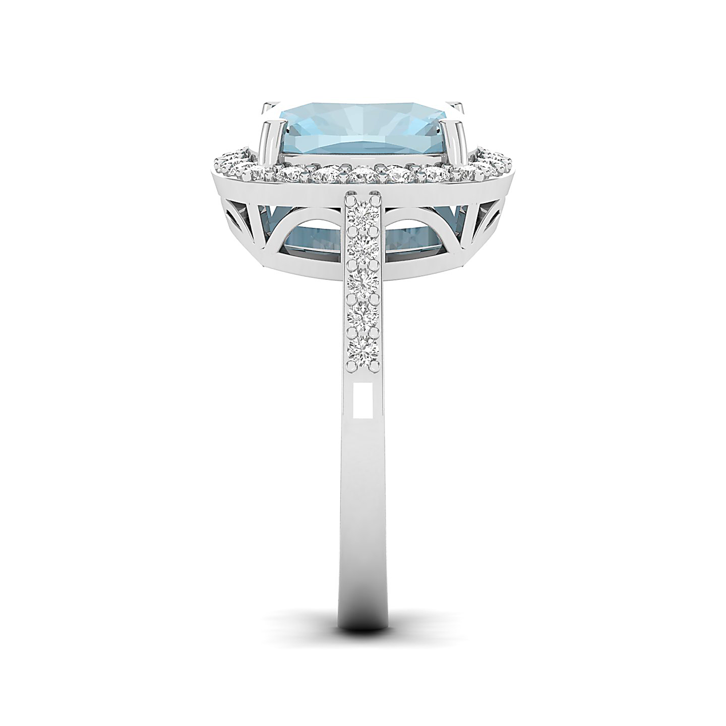 The Timeless Aquamarine Gold Ring