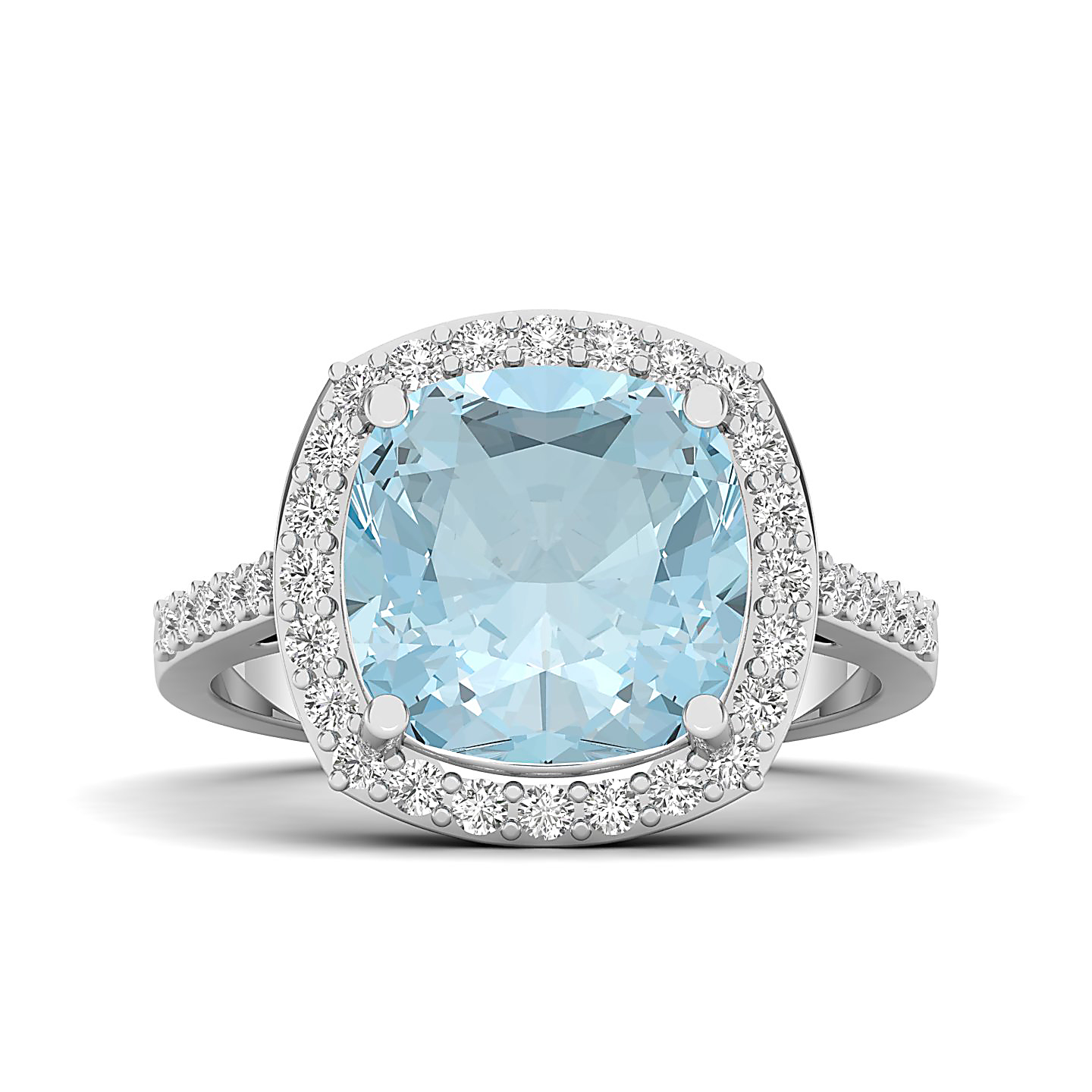 The Timeless Aquamarine Gold Ring
