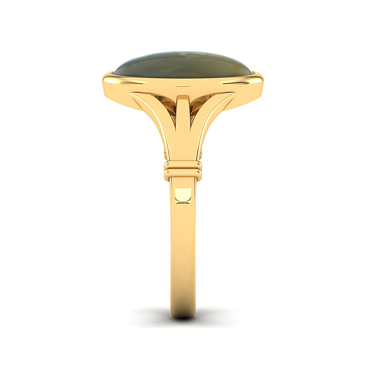 The Timeless Bezel Cat's Eye Ring