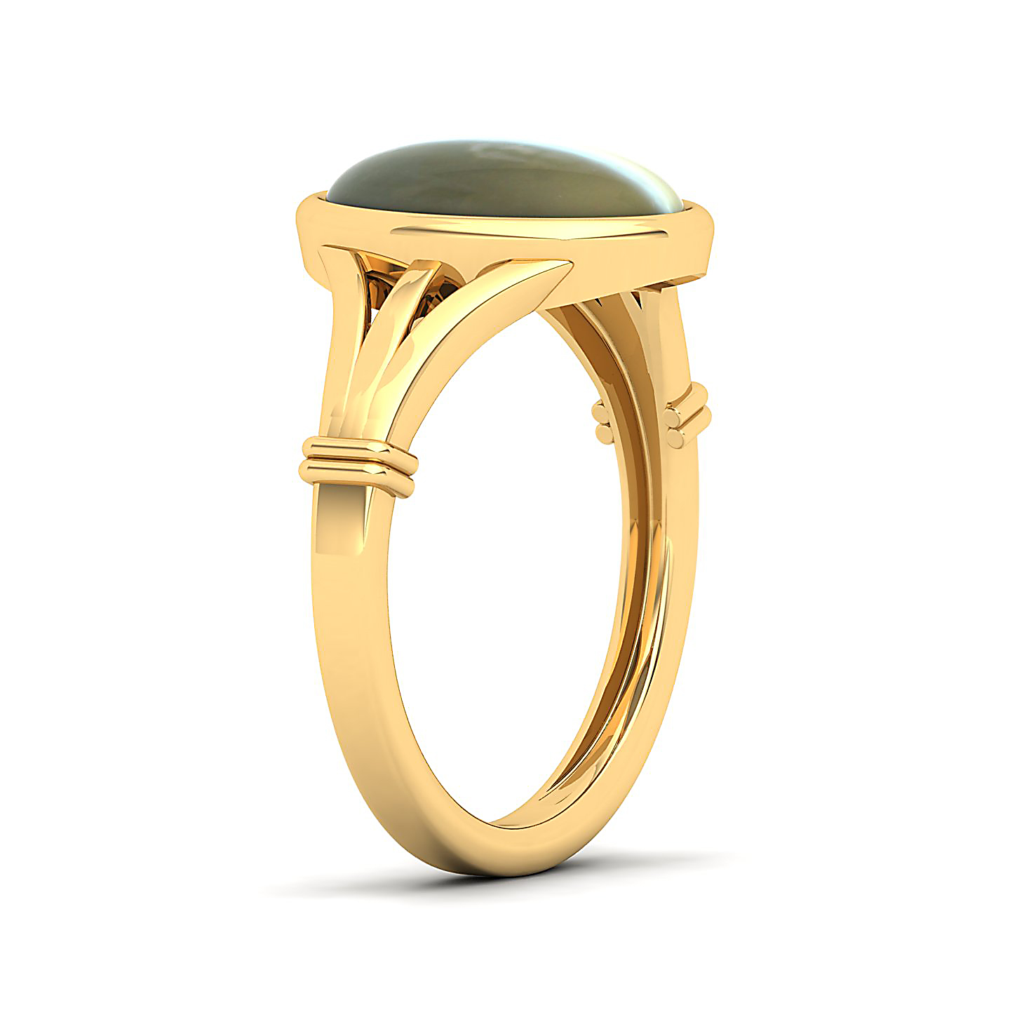 The Timeless Bezel Cat's Eye Ring