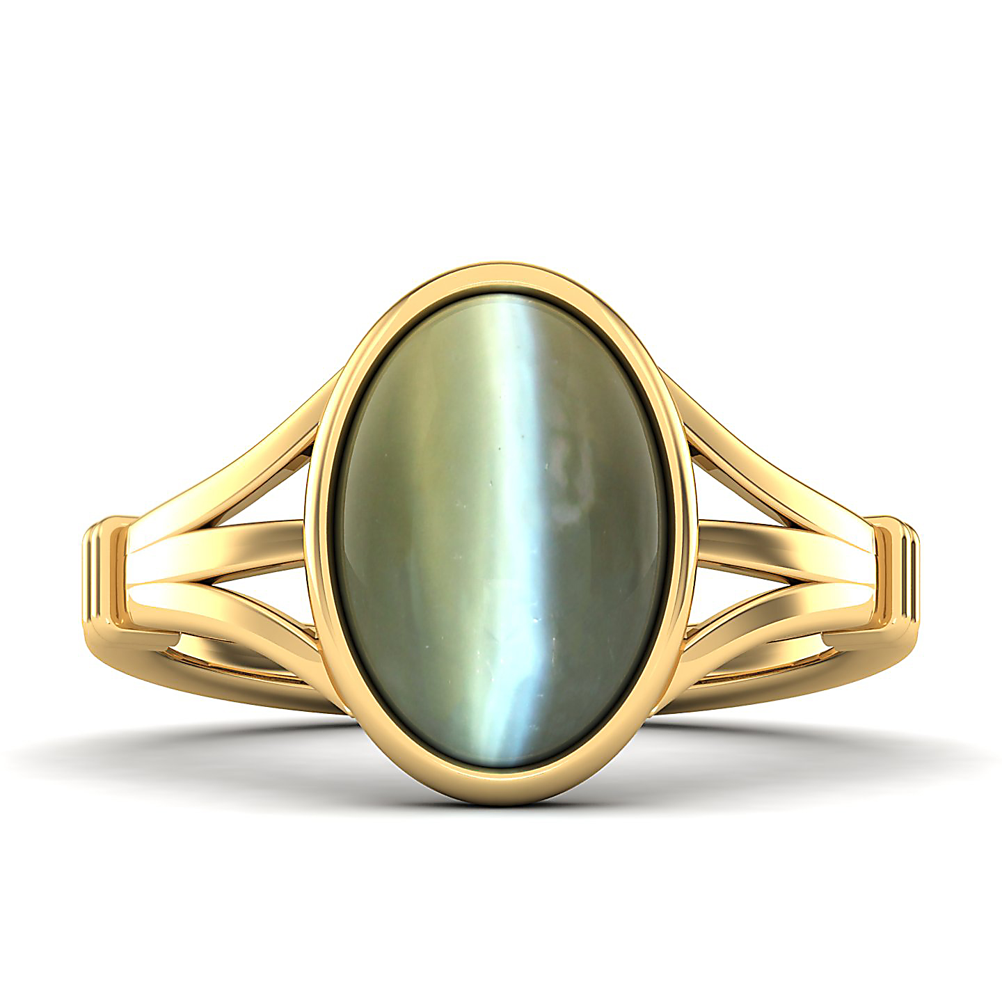 The Timeless Bezel Cat's Eye Ring