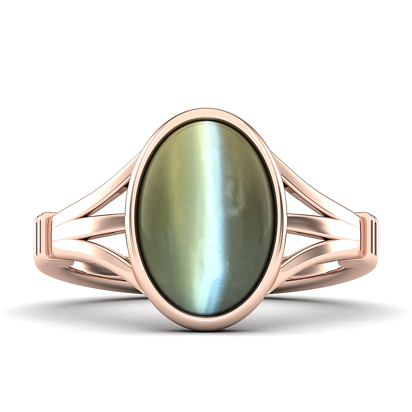 The Timeless Bezel Cat's Eye Ring