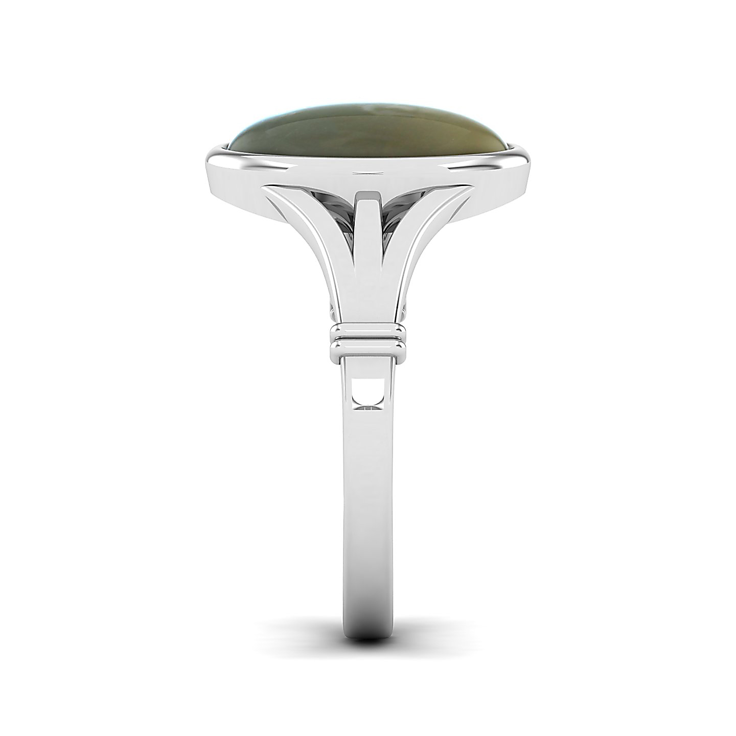 The Timeless Bezel Cat's Eye Ring