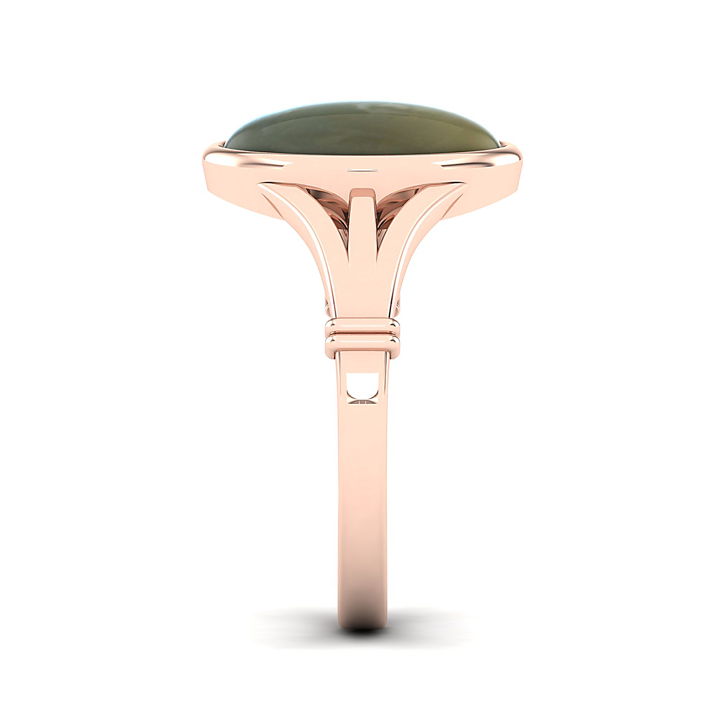 The Timeless Bezel Cat's Eye Ring
