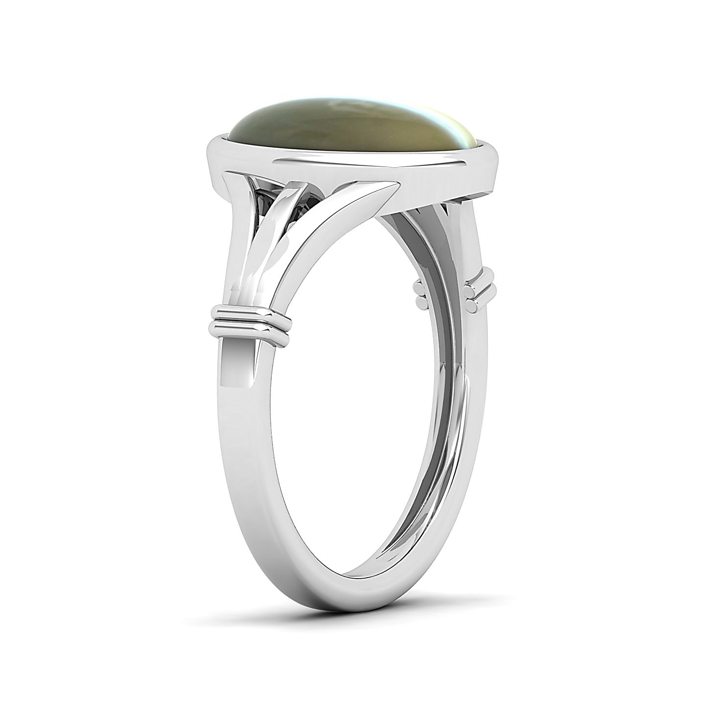 The Timeless Bezel Cat's Eye Ring