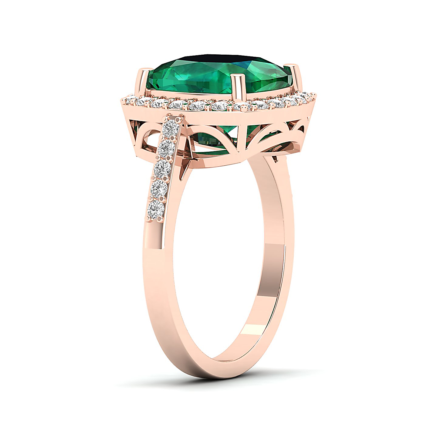 The Timeless Emerald Gold Ring
