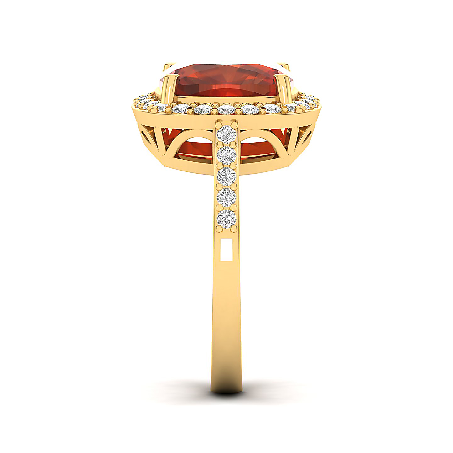 The Timeless Hessonite Gold Ring