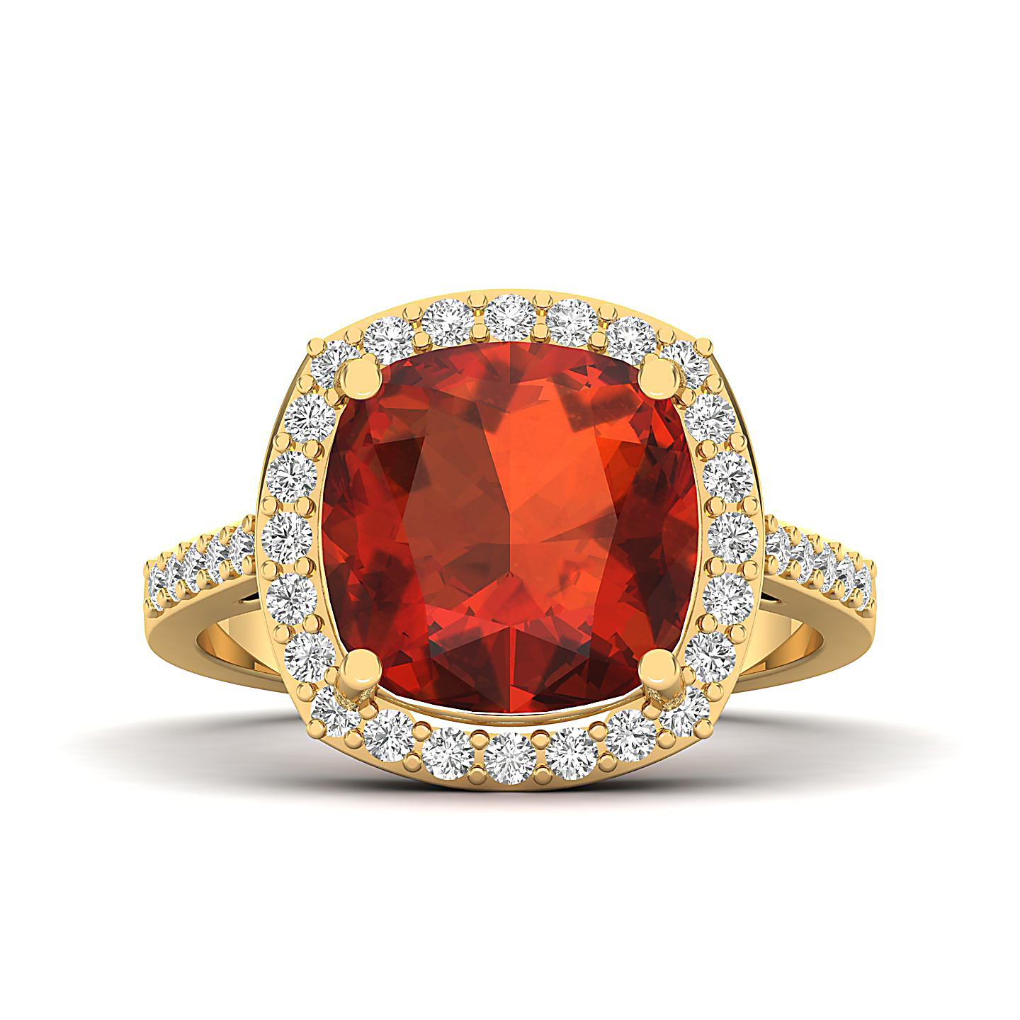 The Timeless Hessonite Gold Ring