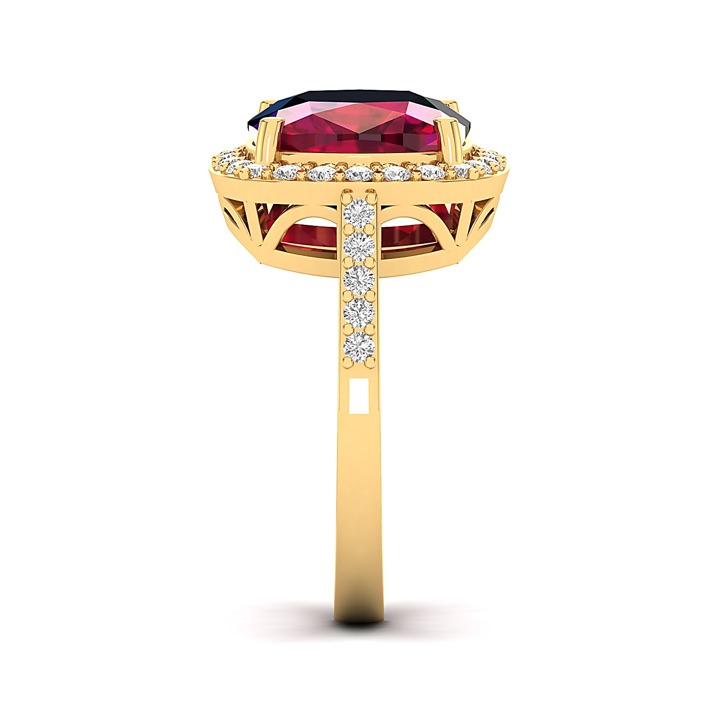 The Timeless Ruby Gold Ring