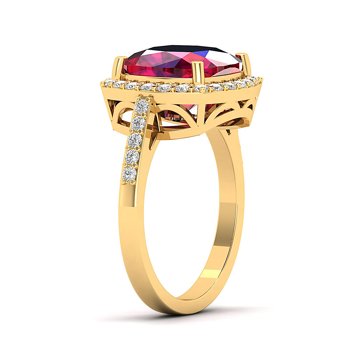 The Timeless Ruby Gold Ring