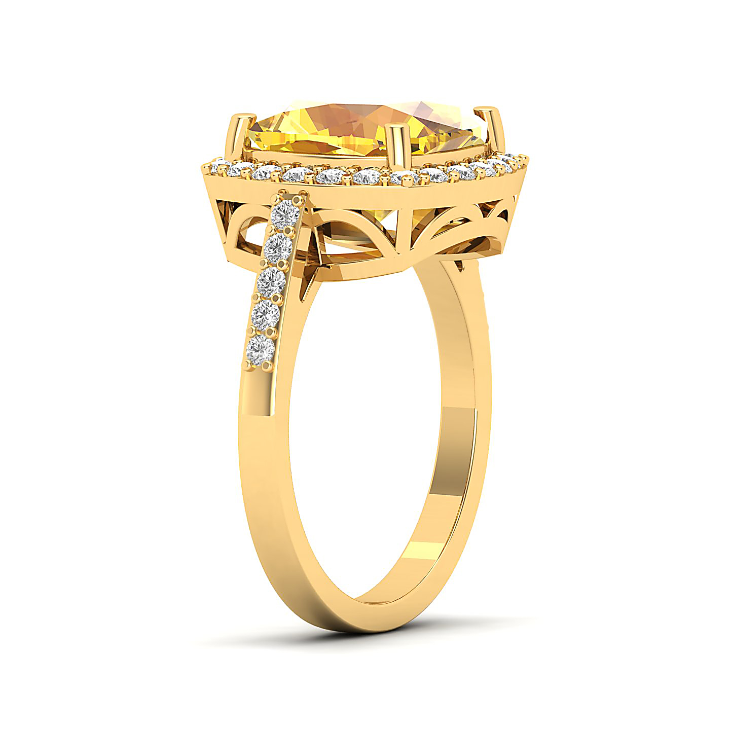 The Timeless Yellow Sapphire Gold Ring