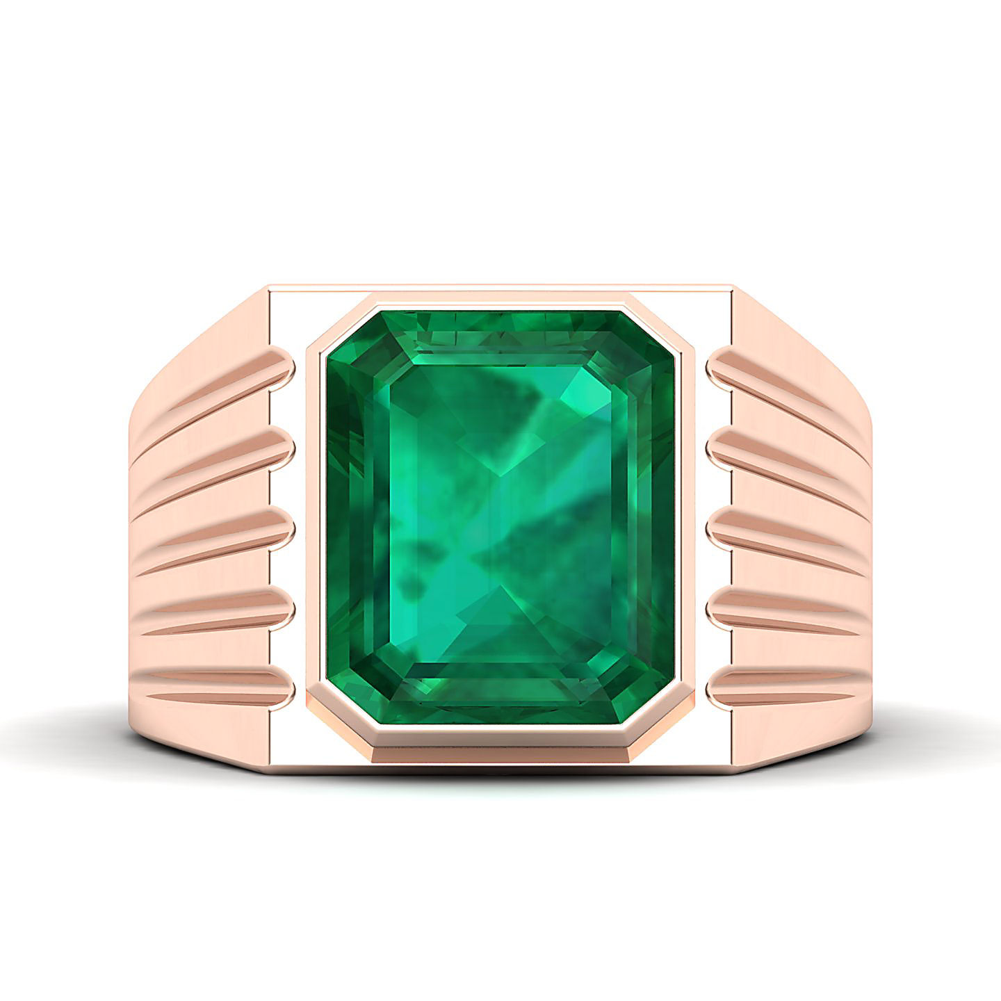 The Valorous Emerald Gold Ring