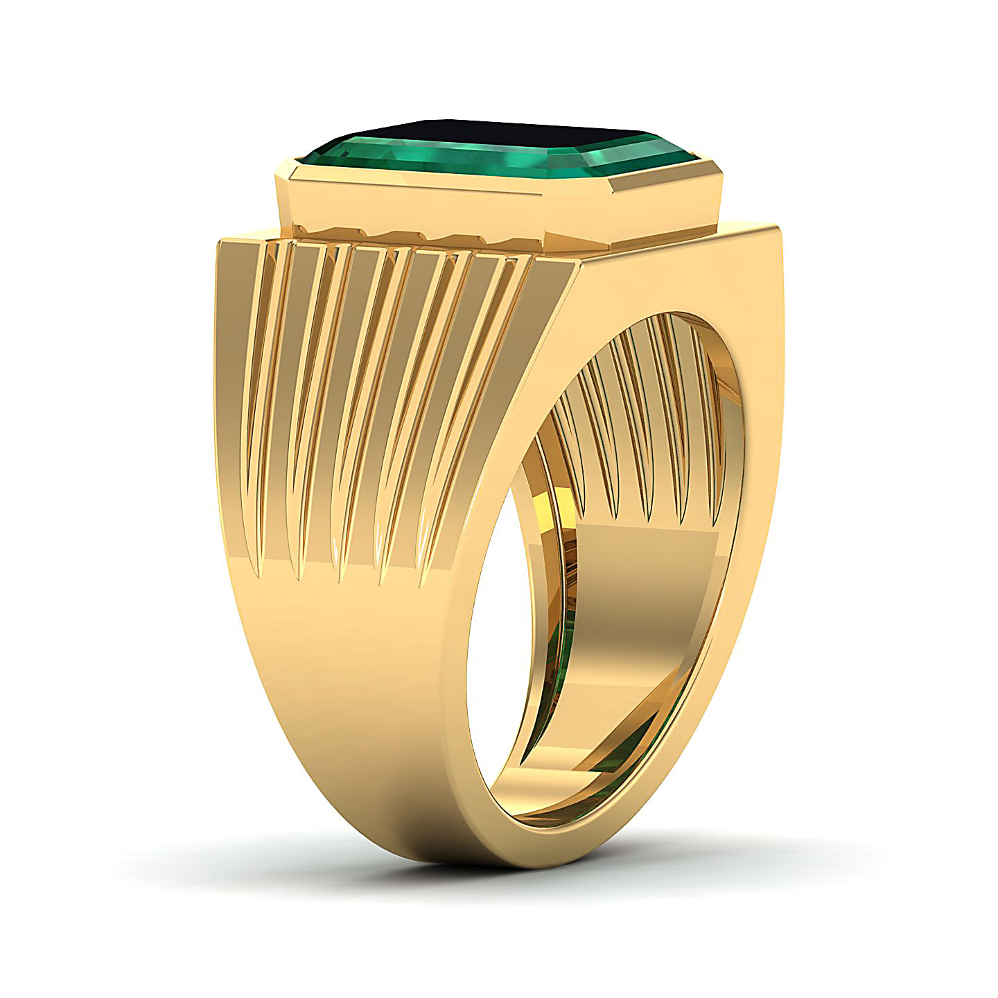 The Valorous Emerald Gold Ring