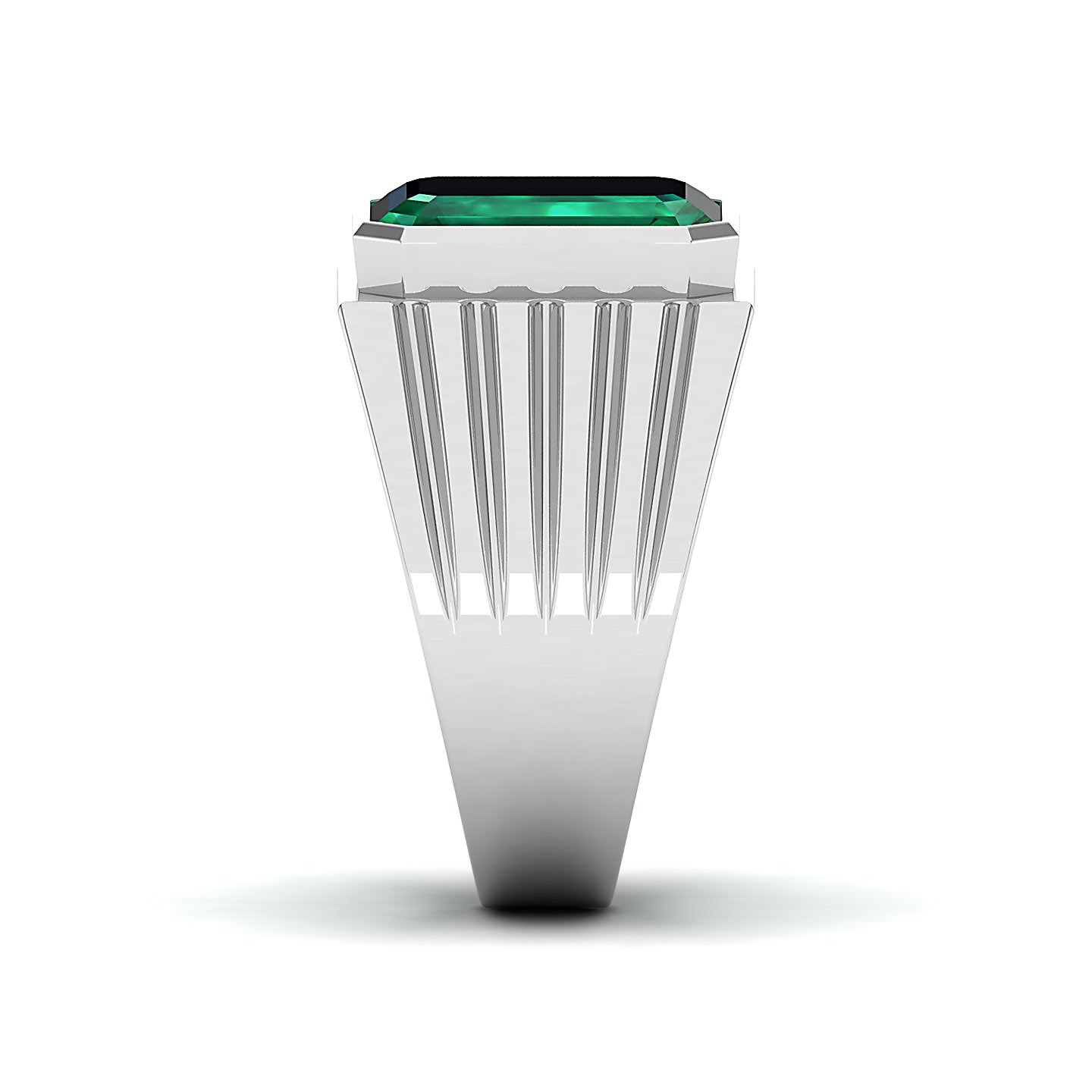 The Valorous Emerald Gold Ring