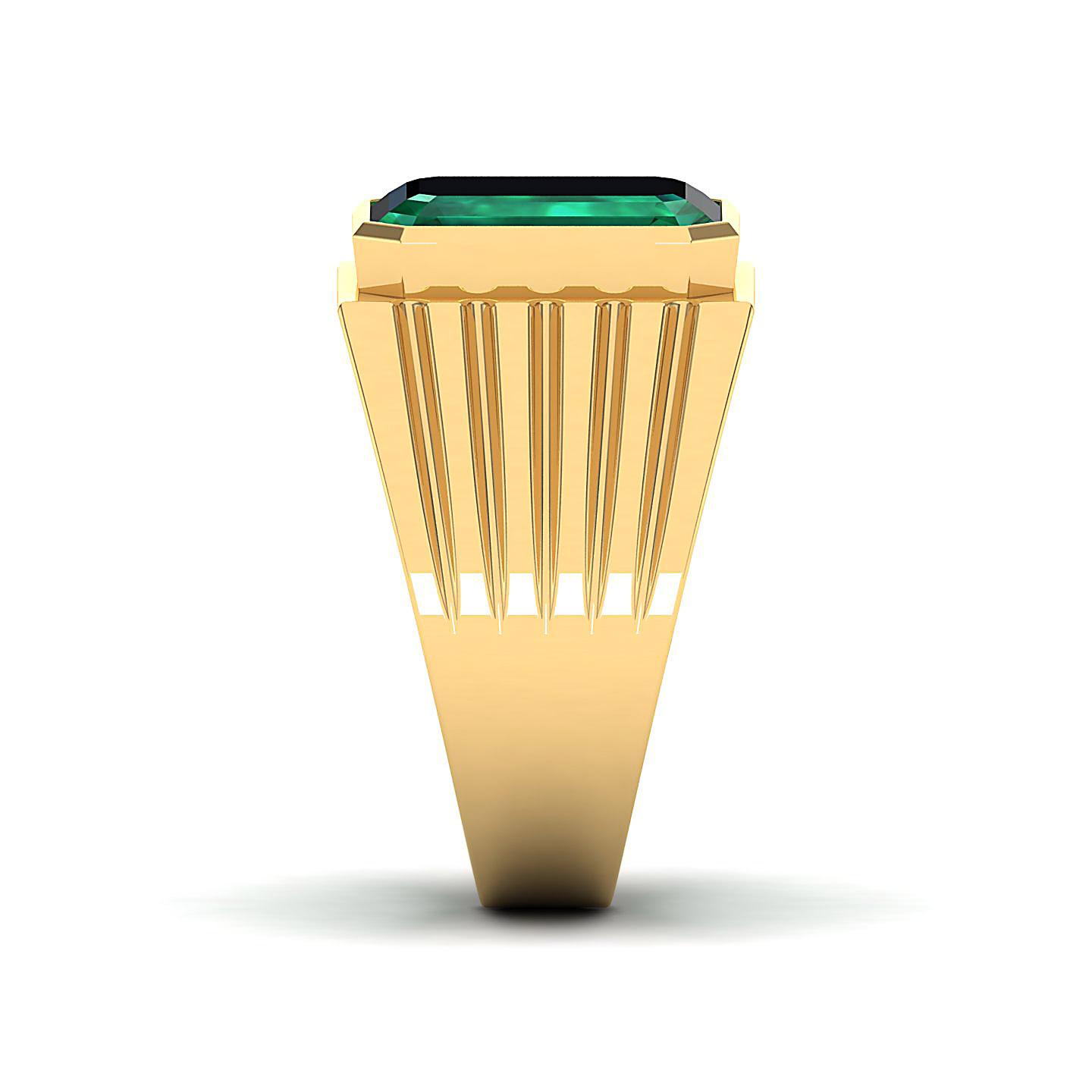 The Valorous Emerald Gold Ring