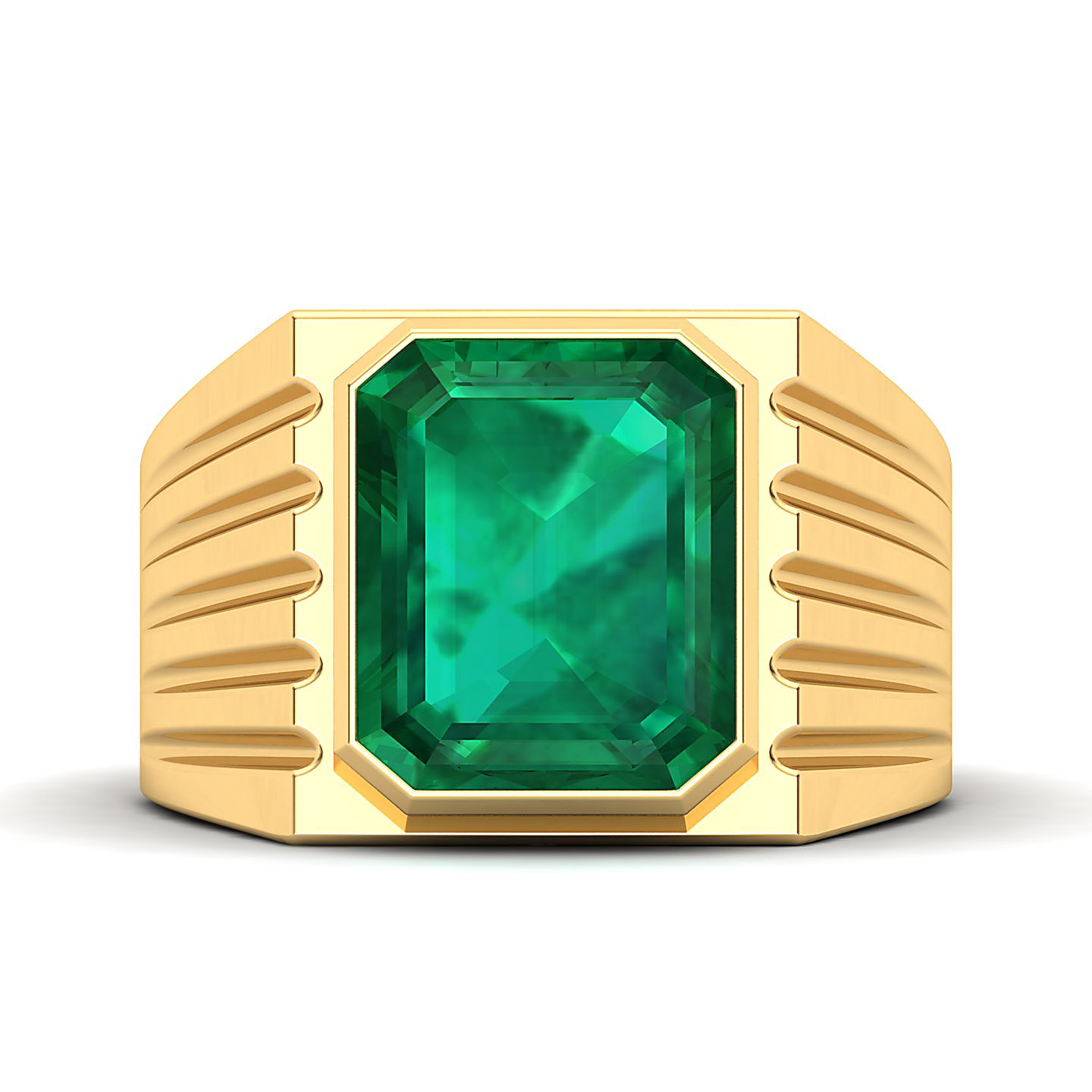 The Valorous Emerald Gold Ring