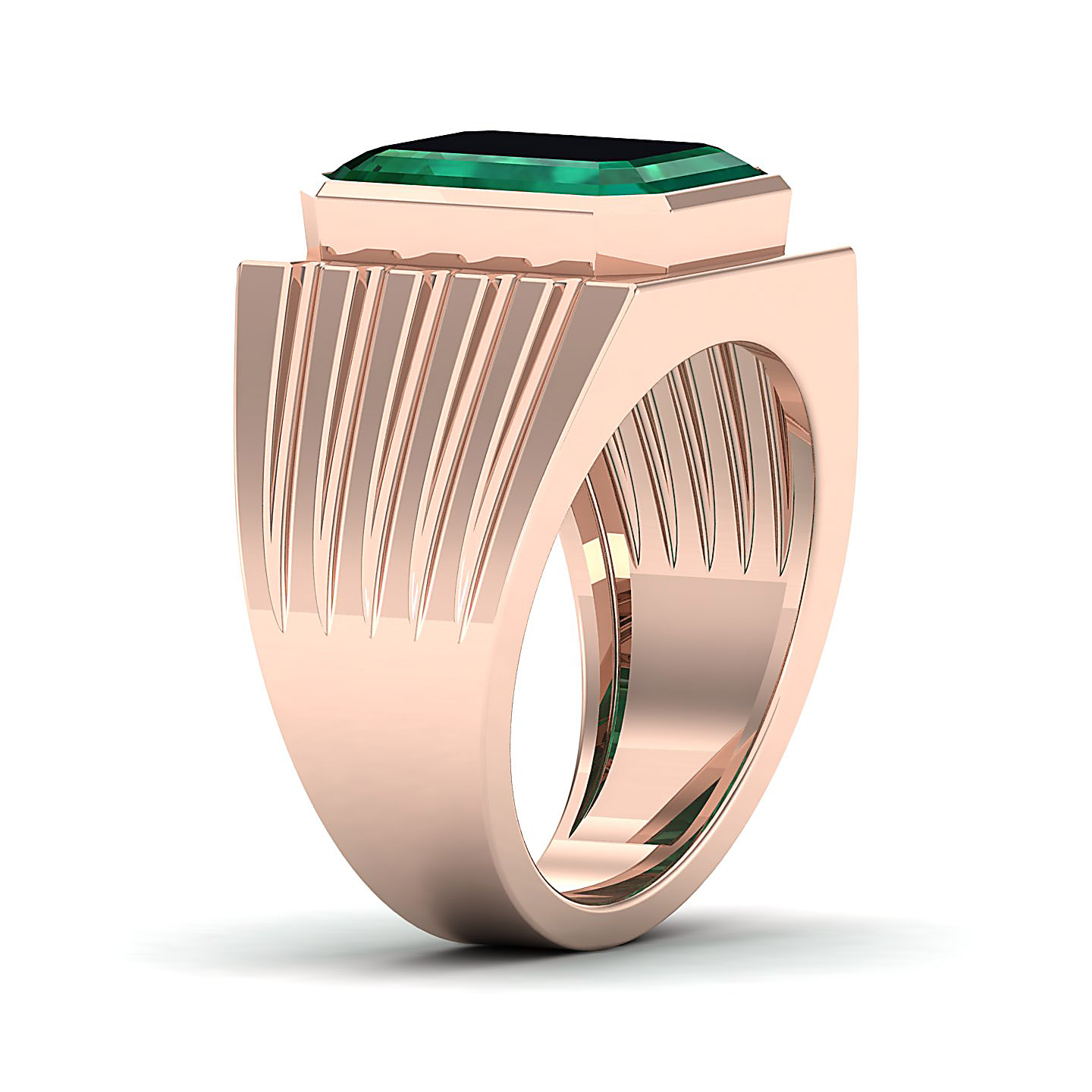 The Valorous Emerald Gold Ring