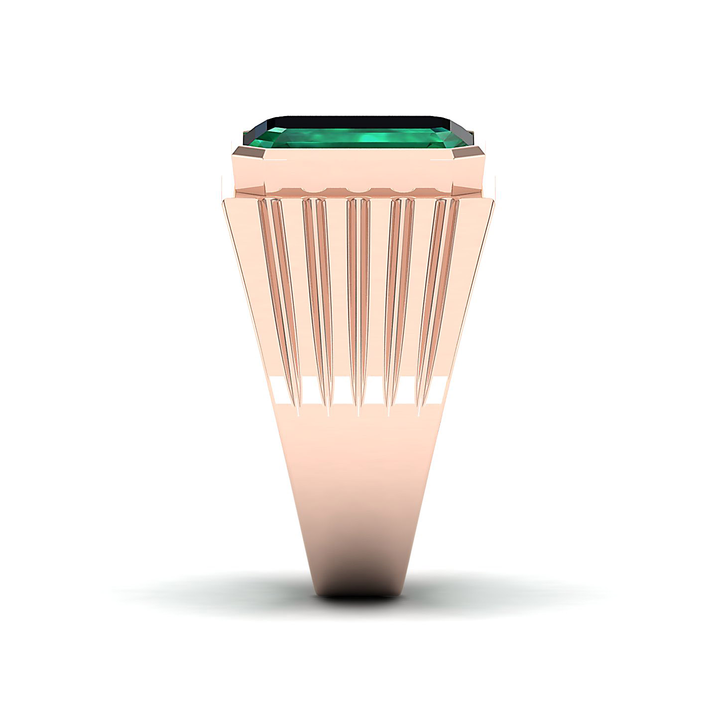 The Valorous Emerald Gold Ring