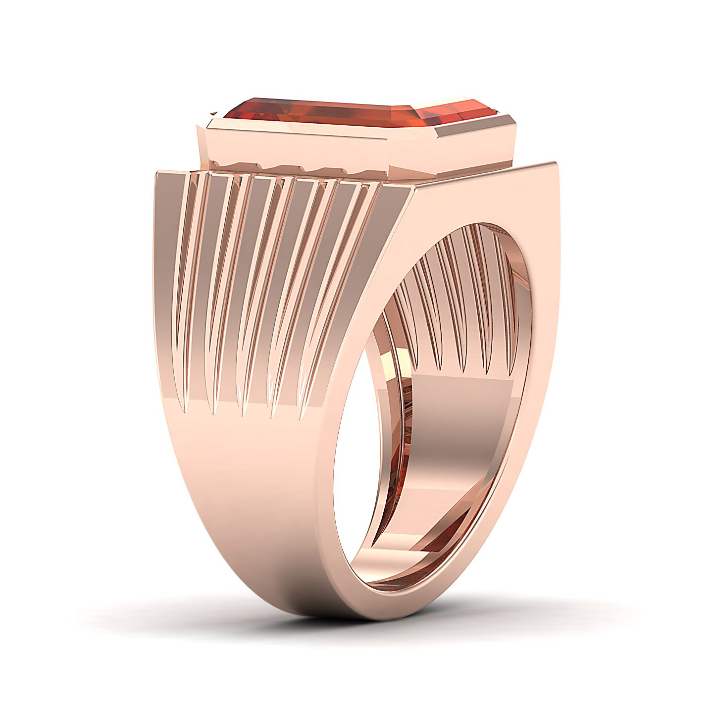 The Valorous Hessonite Gold Ring