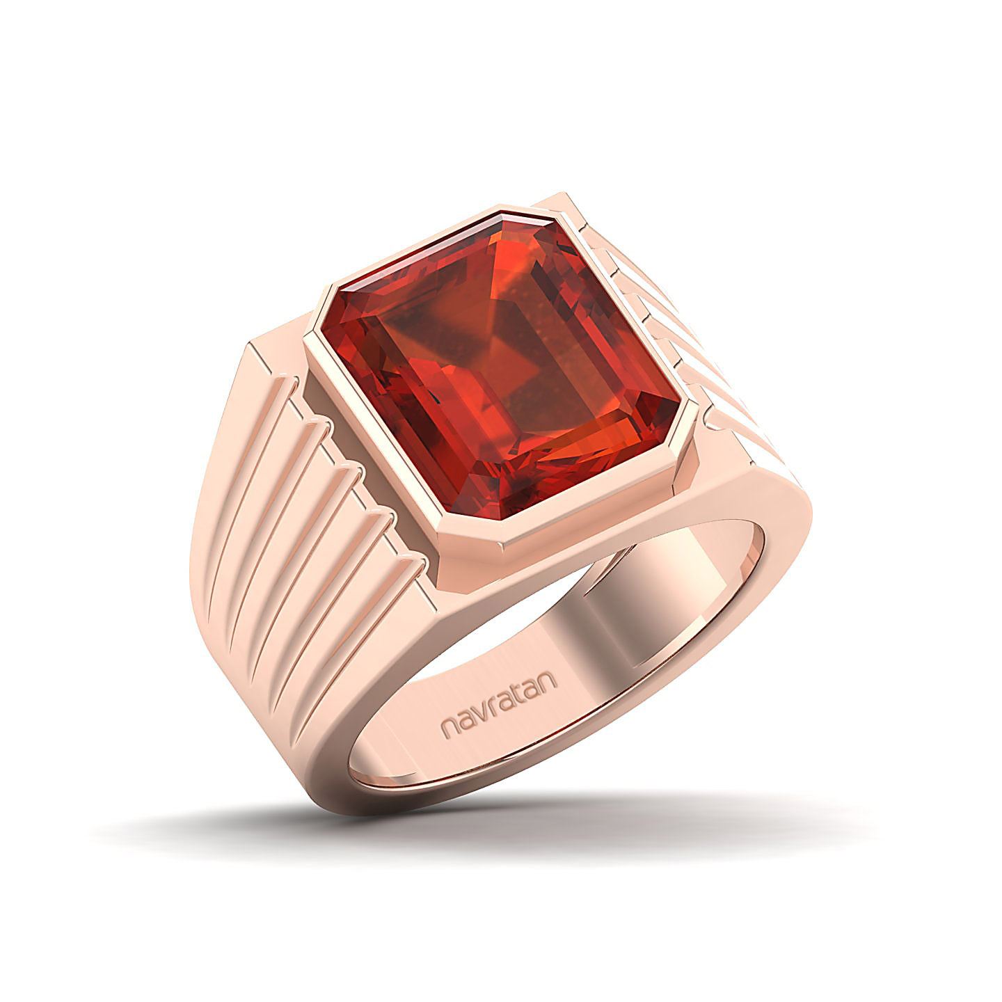The Valorous Hessonite Gold Ring