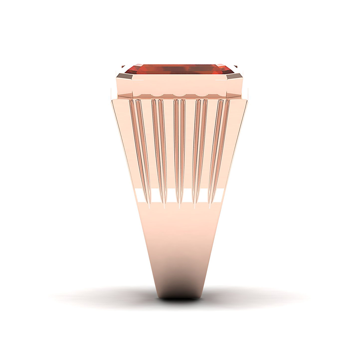 The Valorous Hessonite Gold Ring