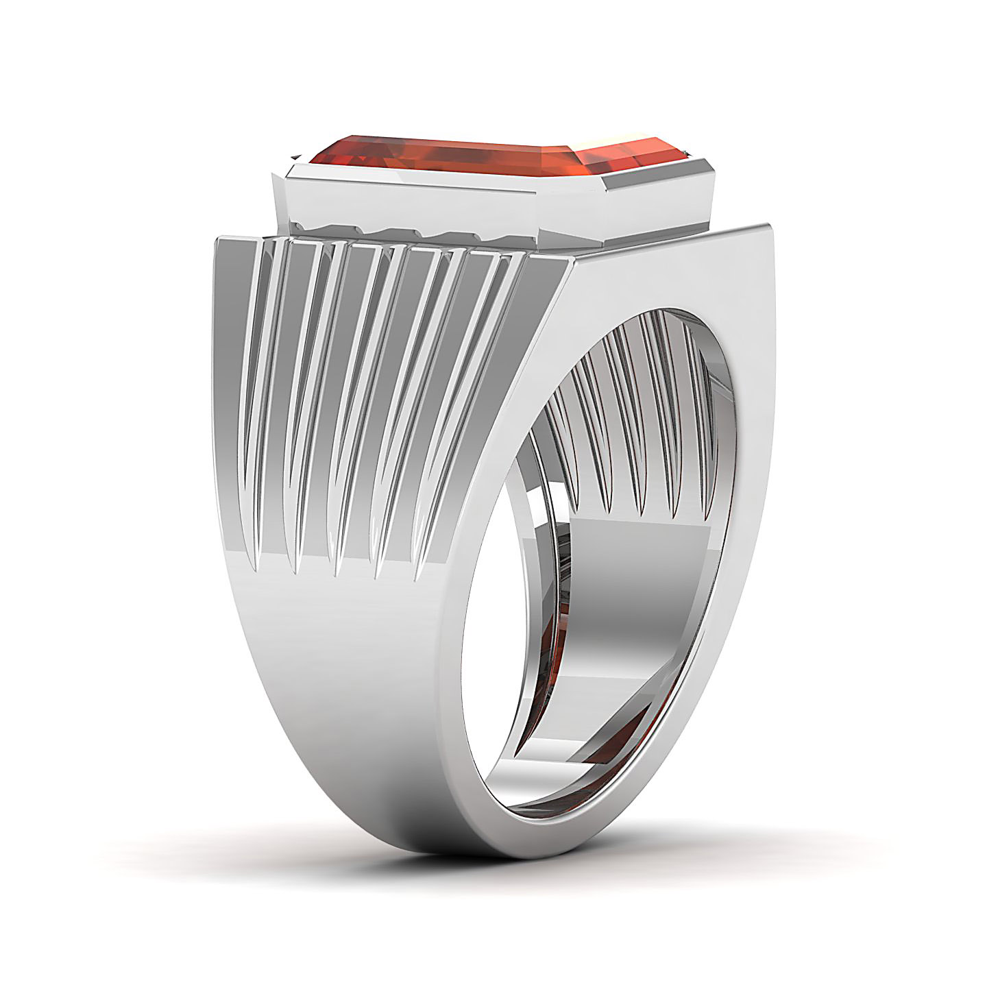 The Valorous Hessonite Gold Ring