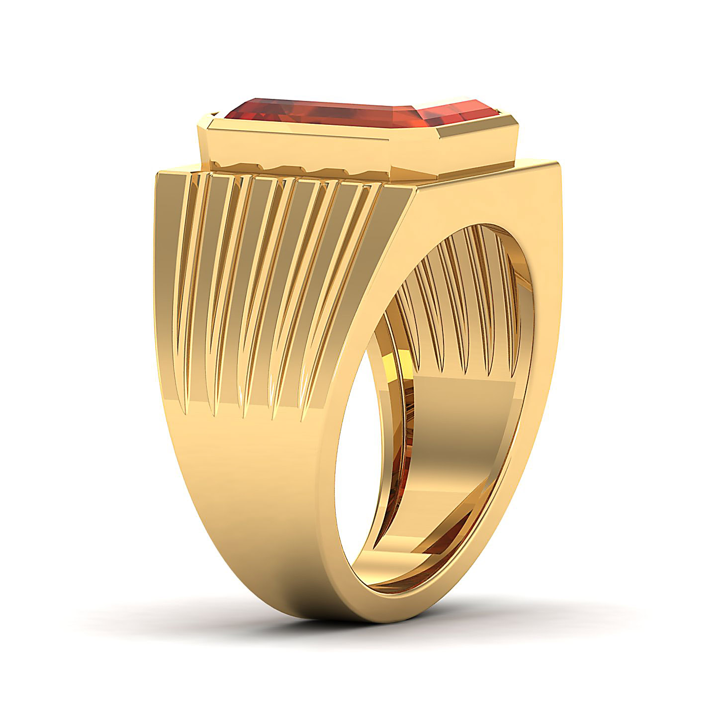The Valorous Hessonite Gold Ring