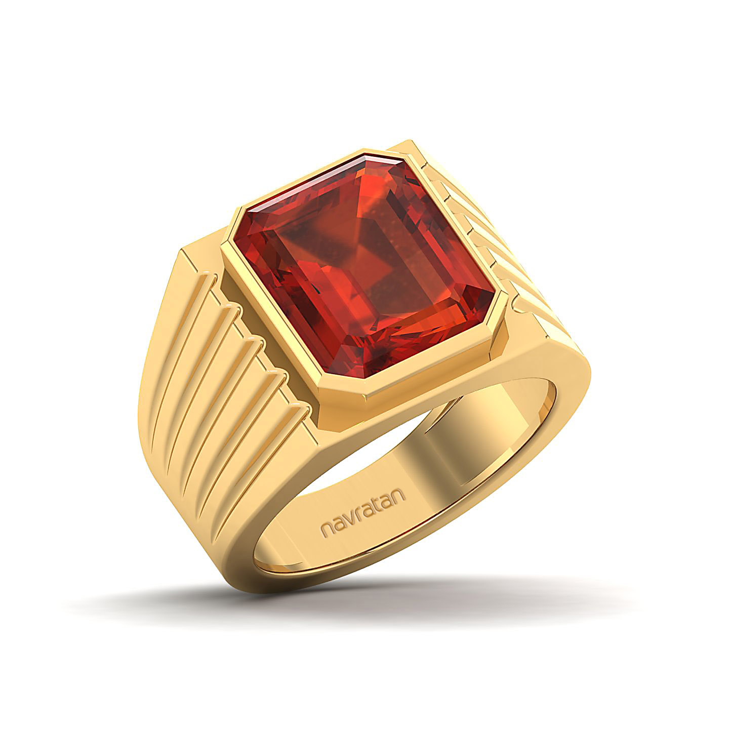 The Valorous Hessonite Gold Ring